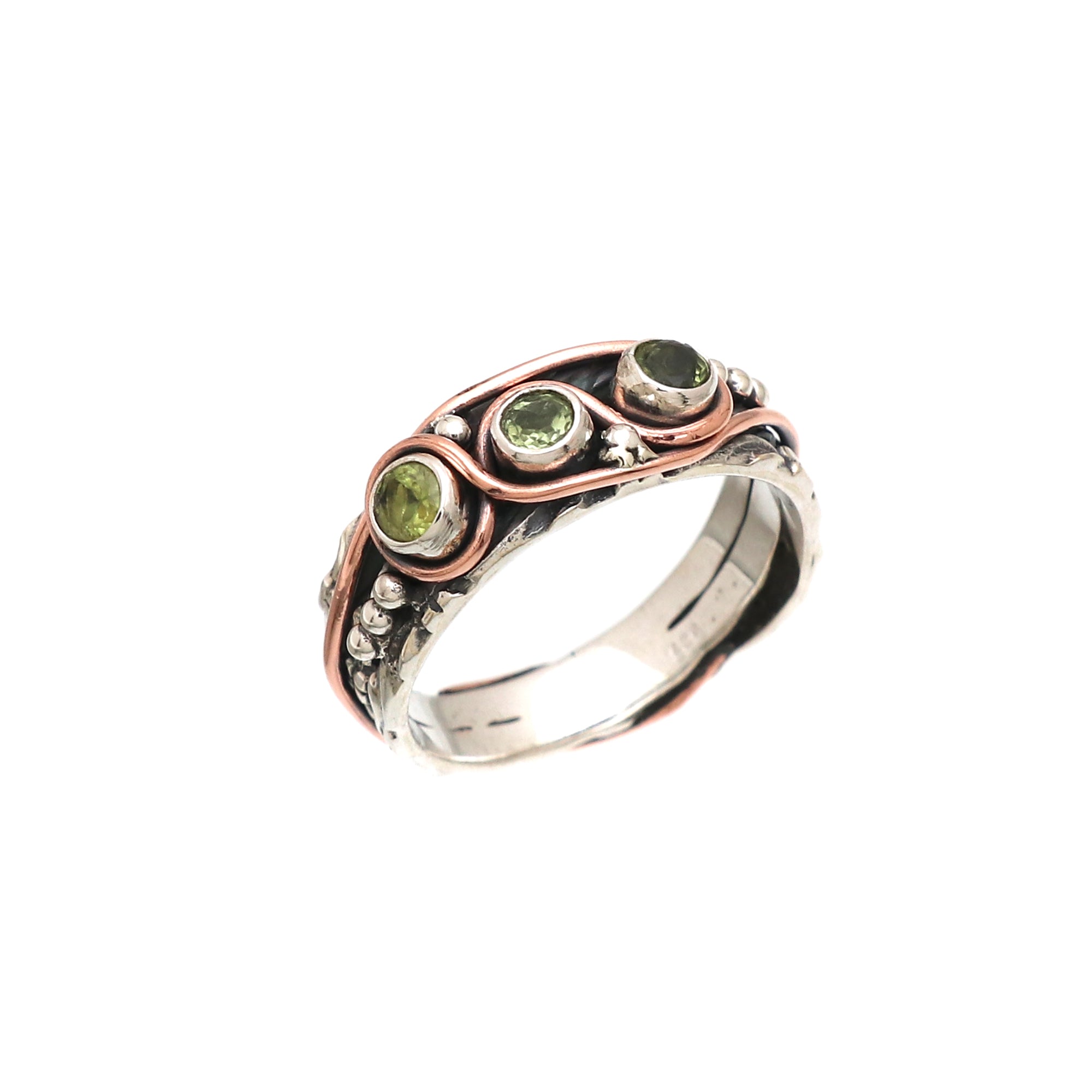 Triple Gemstone Ring
