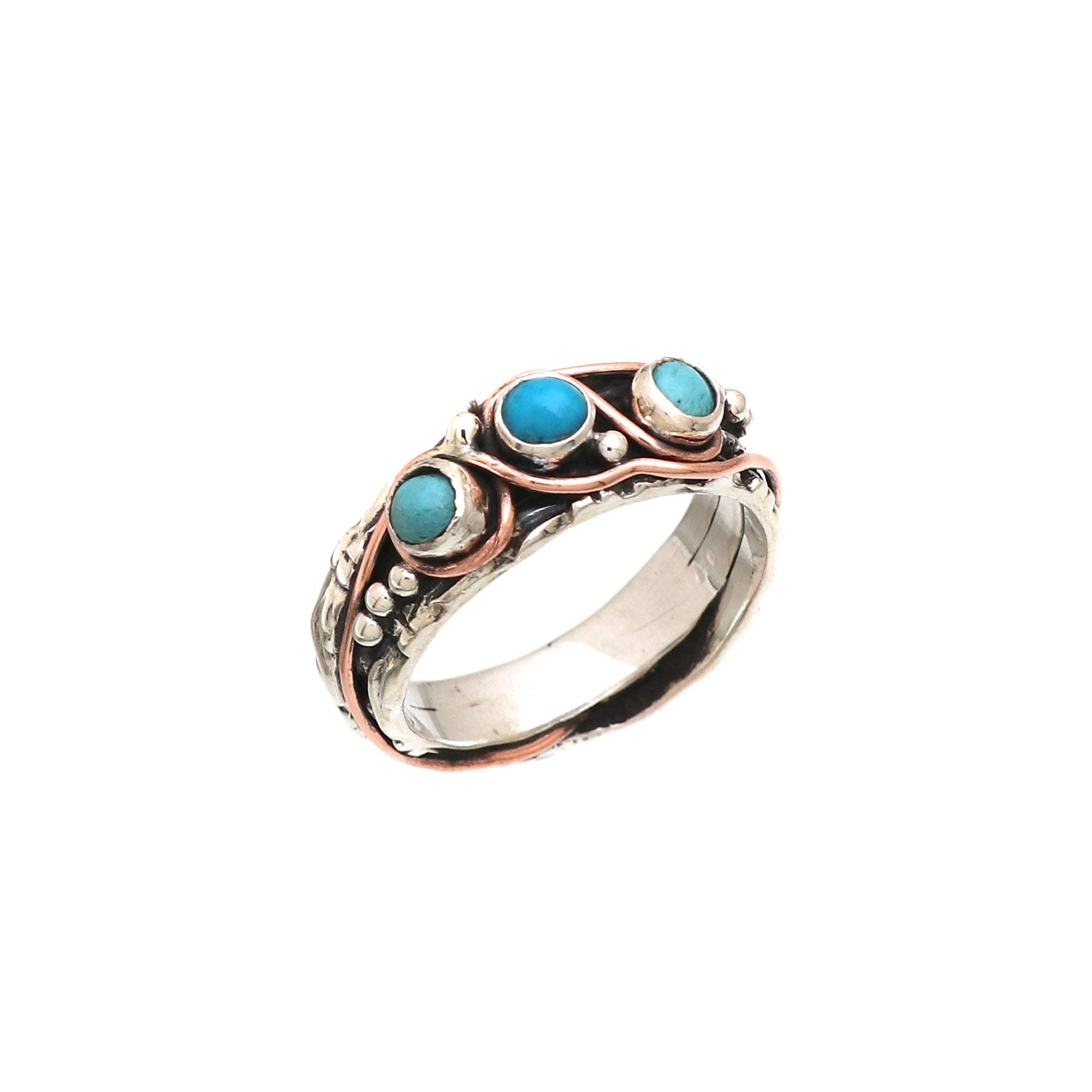 Triple Gemstone Ring
