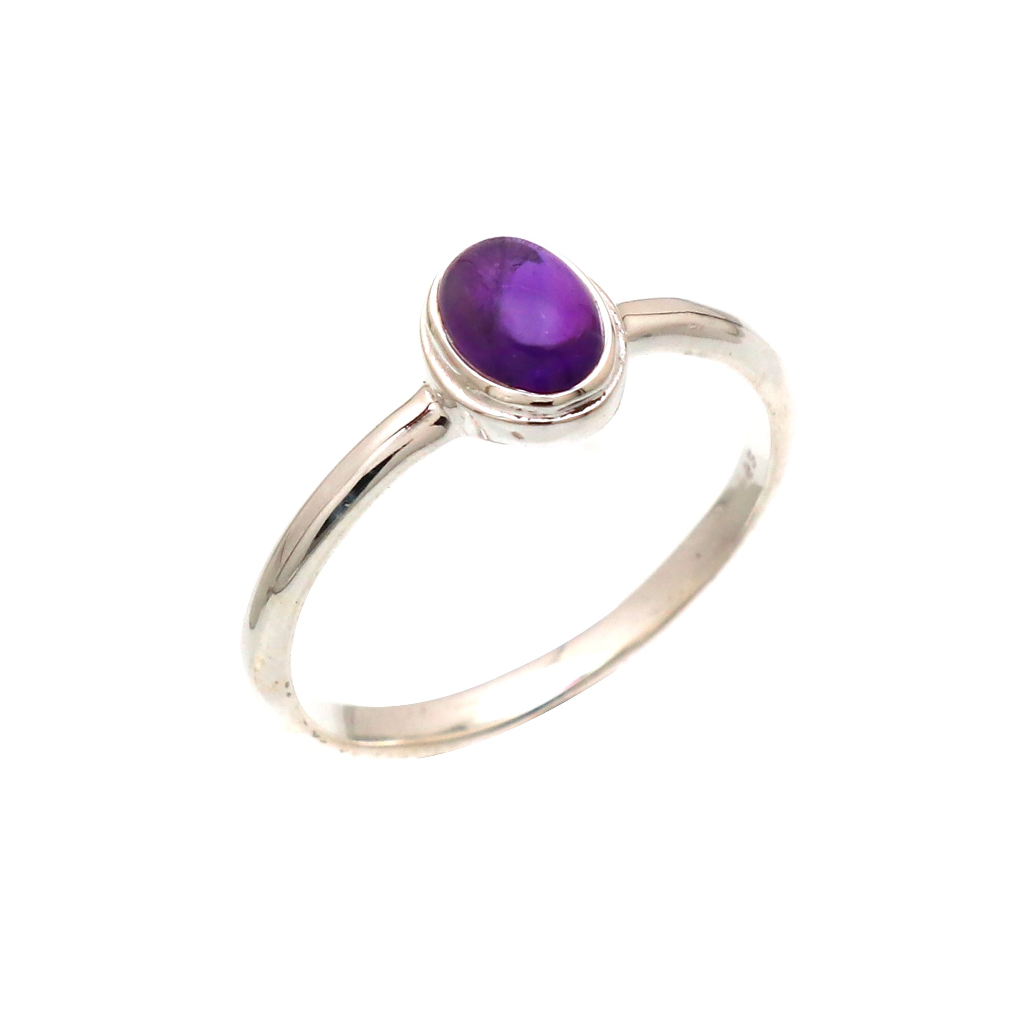 Oval Gemstone Ring