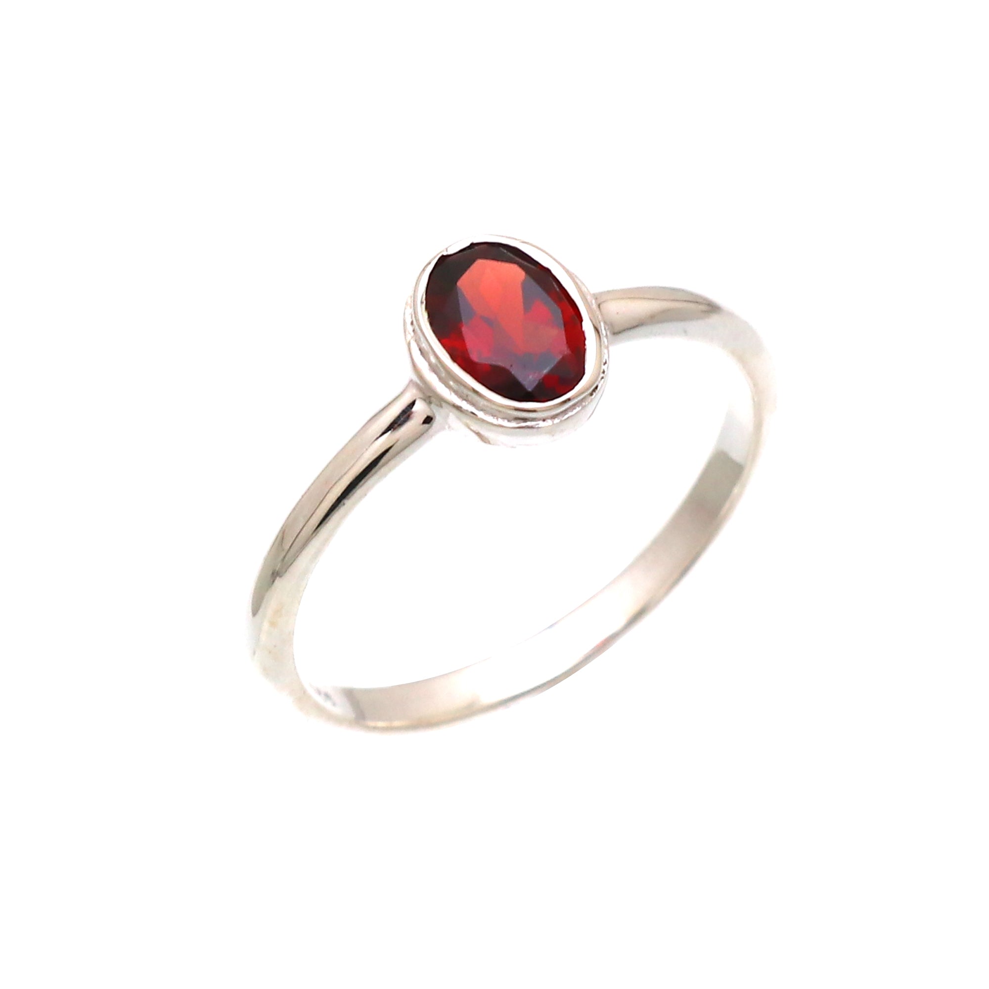 Oval Gemstone Ring