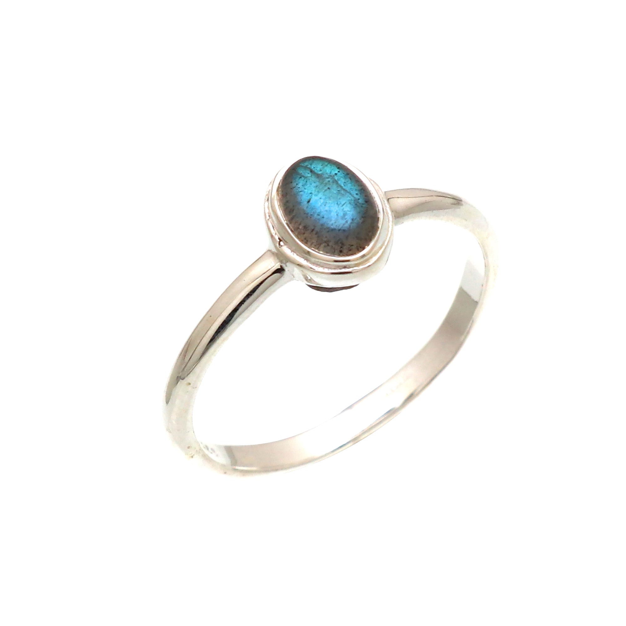 Oval Gemstone Ring