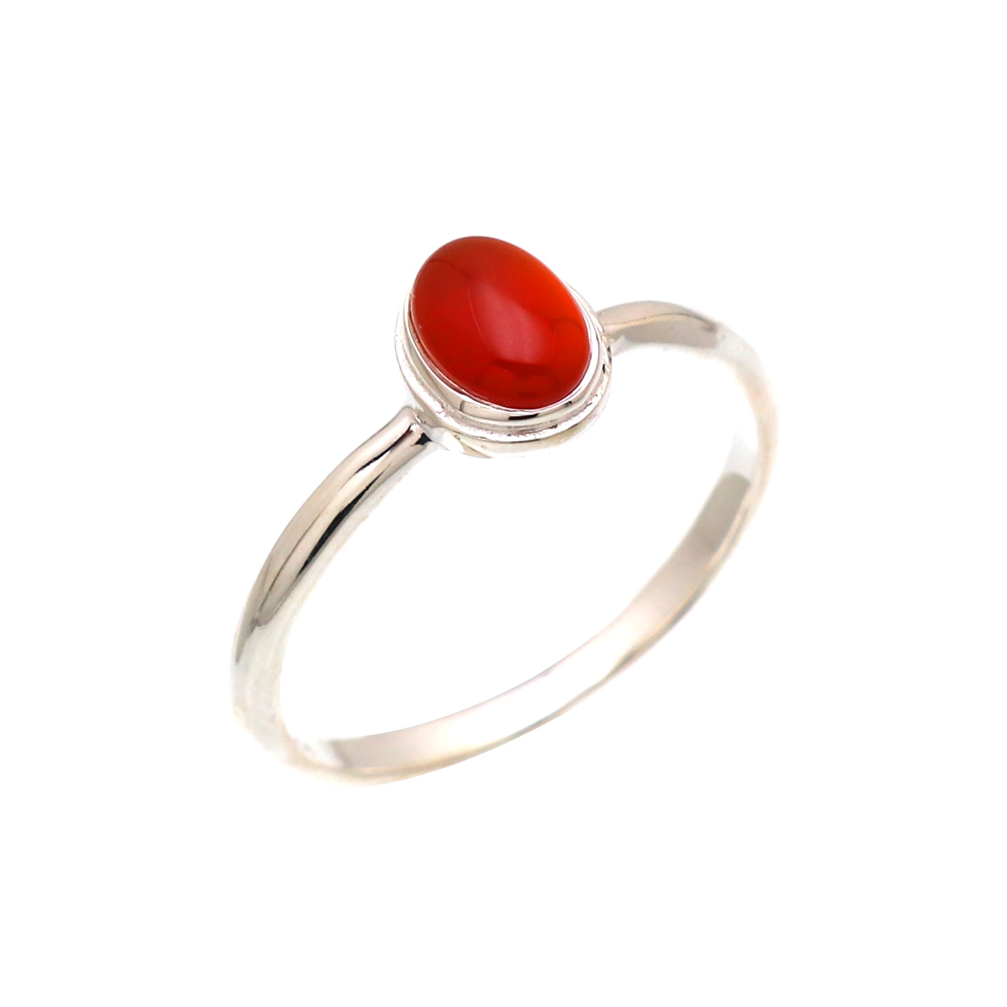 Oval Gemstone Ring