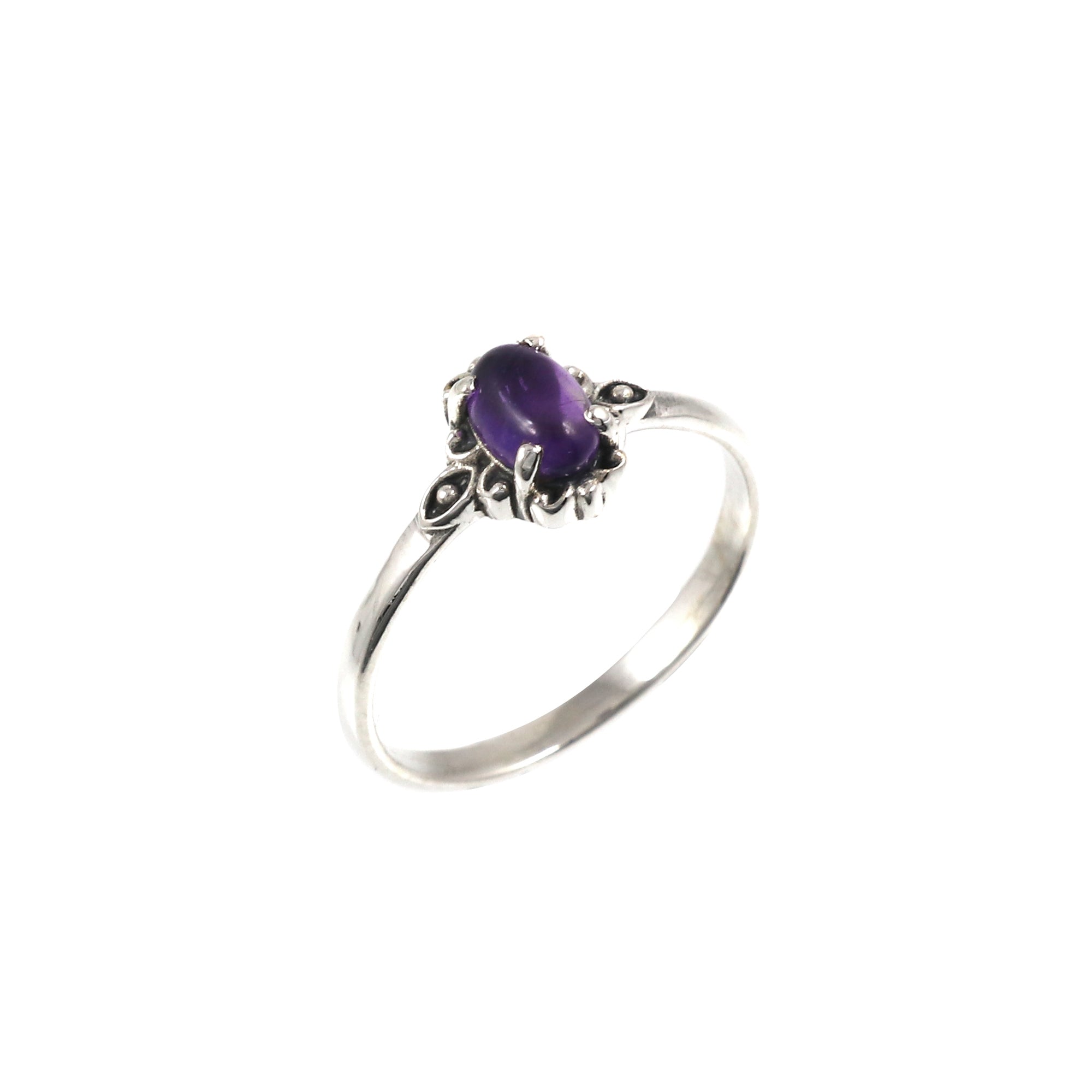 Classic Oval Gemstone Ring