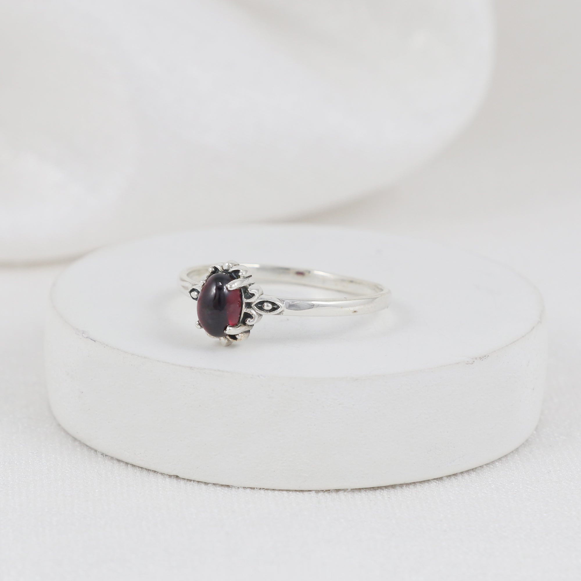 Classic Oval Gemstone Ring