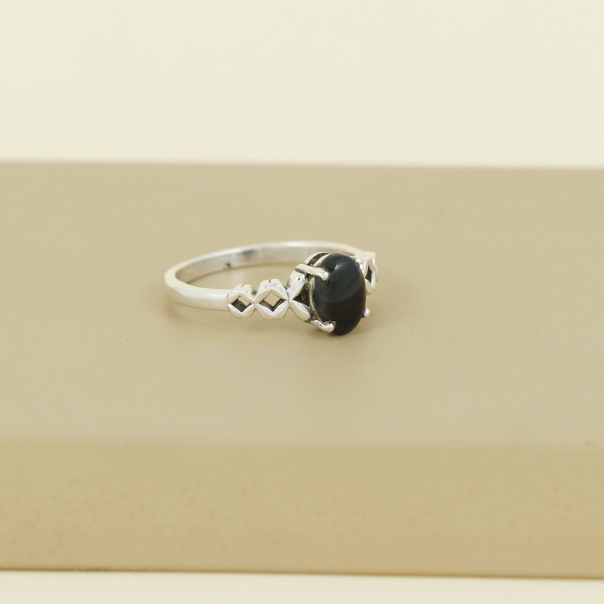 Oval Infinity Ring