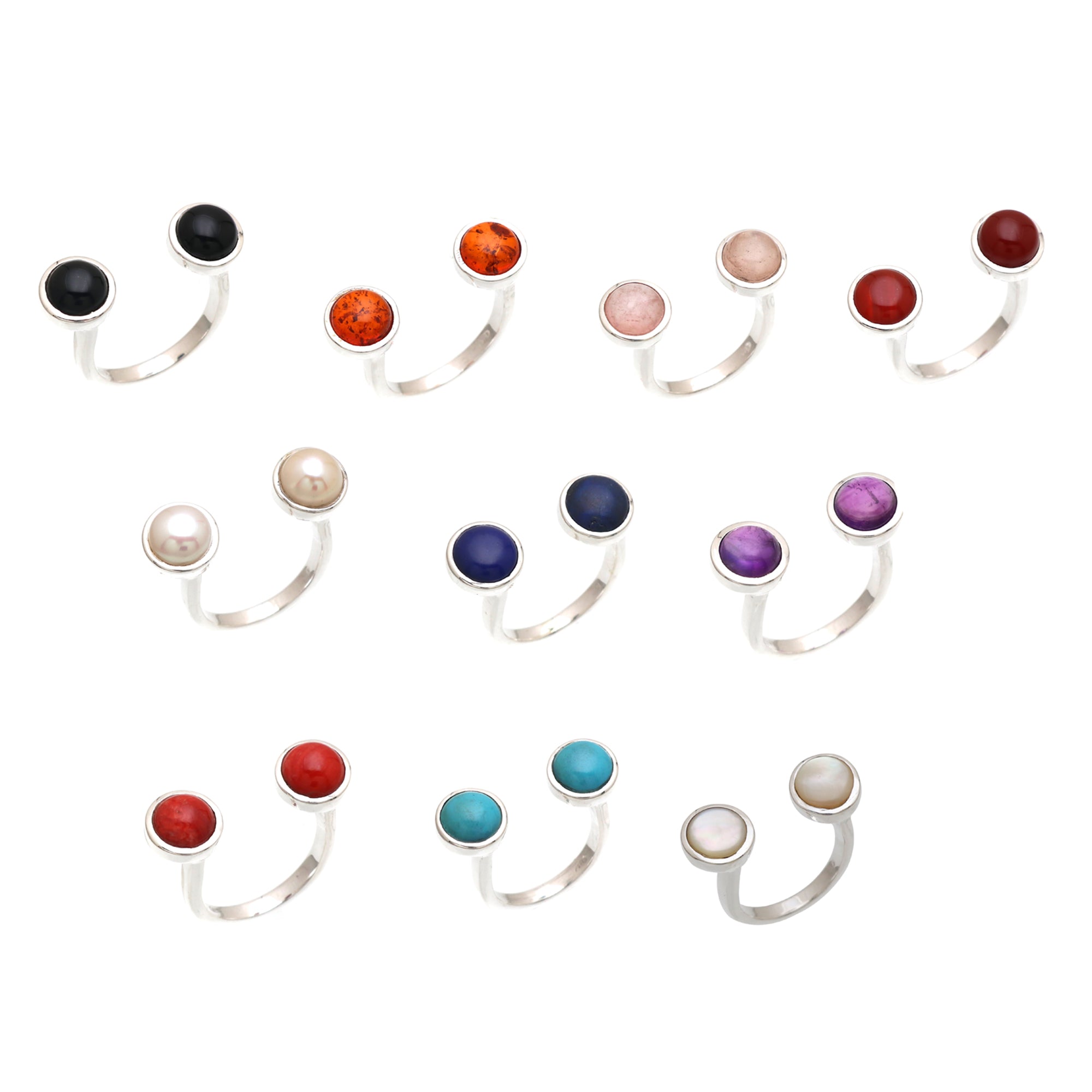 Dual Gemstone Ring