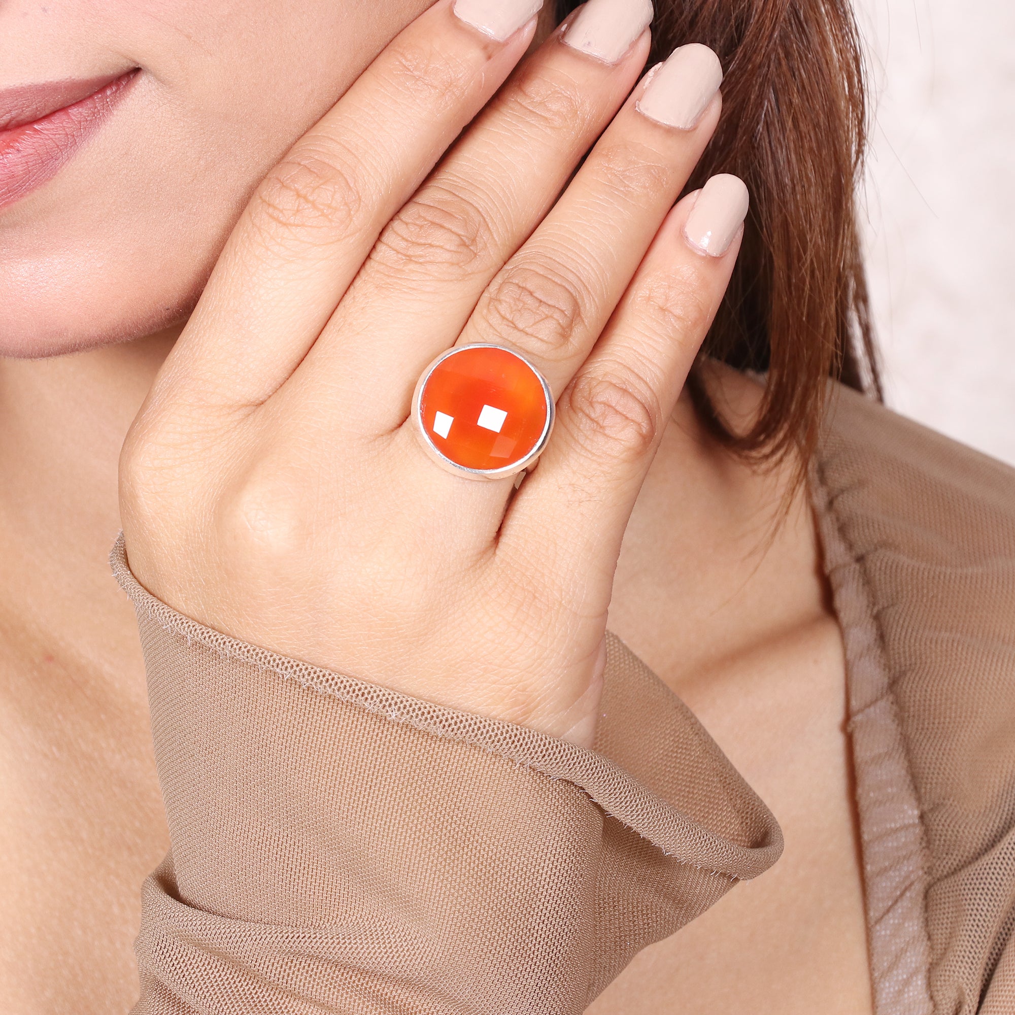 Natural Sterling Silver 925 Ring