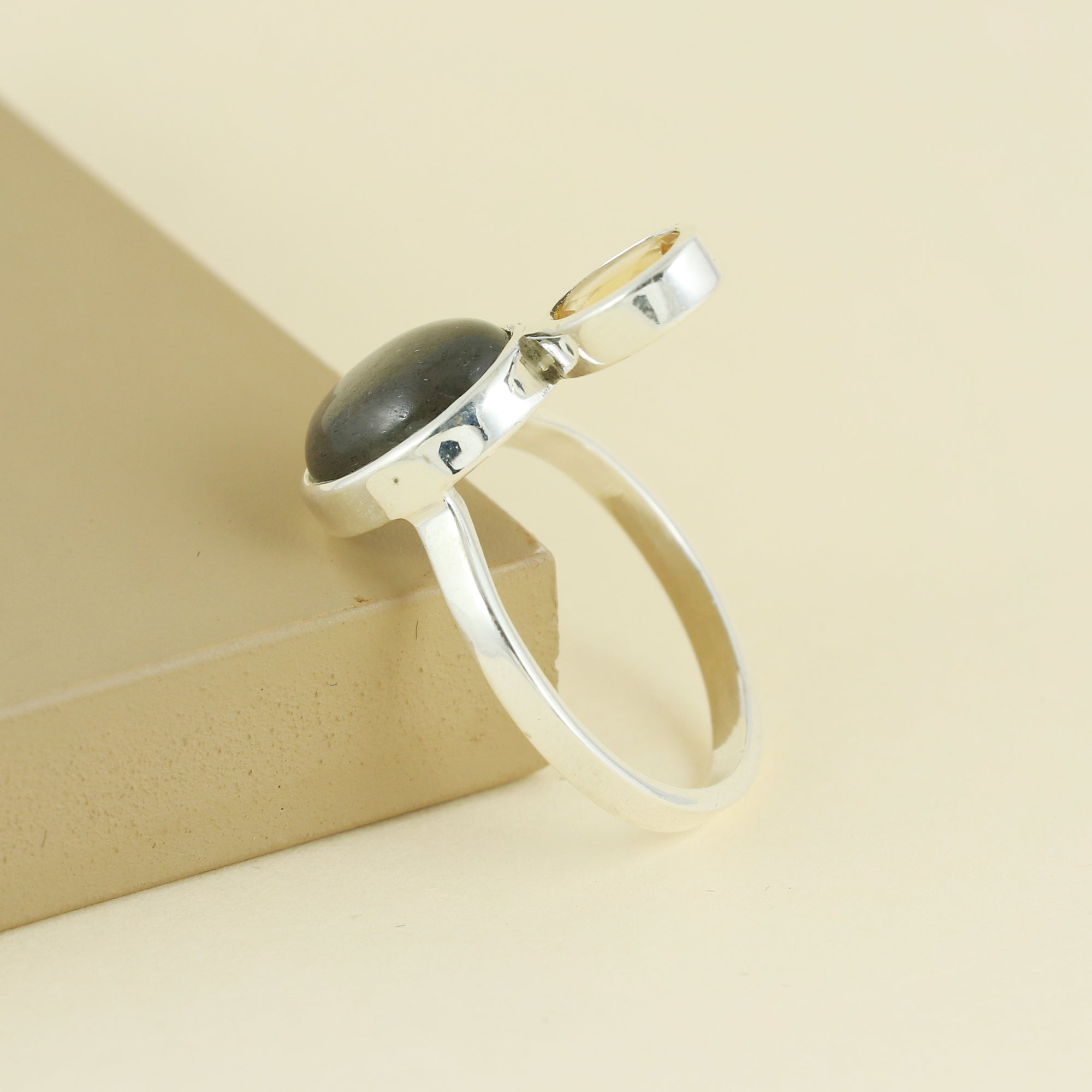 Natural Sterling Silver 925 Ring,