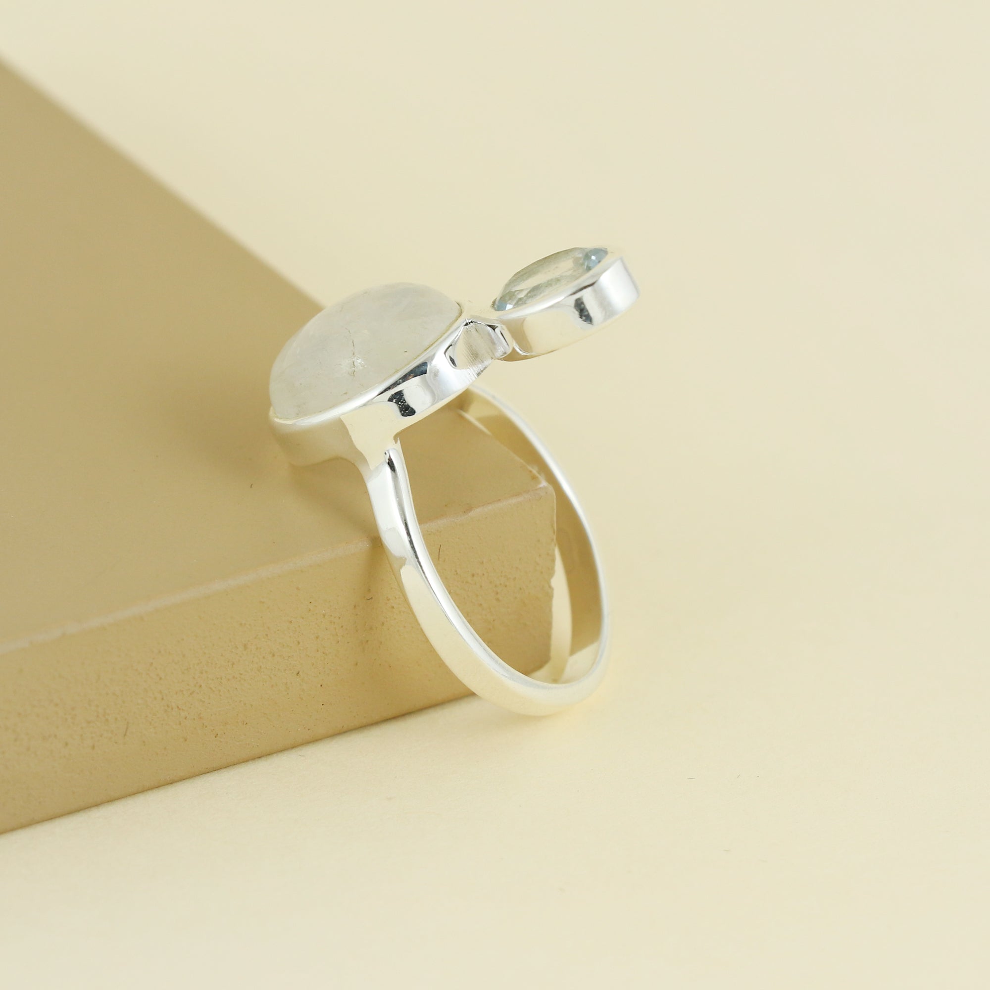Natural Sterling Silver 925 Ring,
