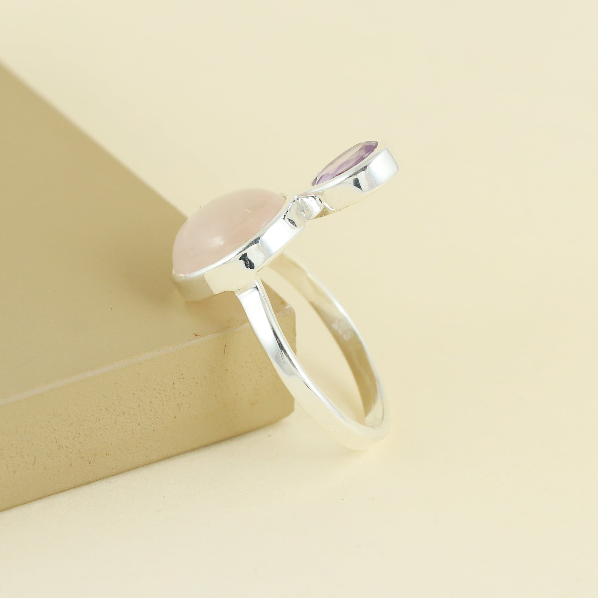 Natural Sterling Silver 925 Ring,