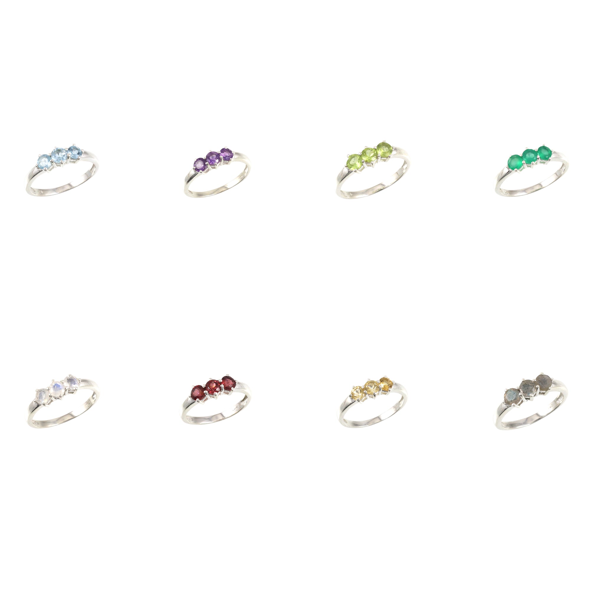 Triple Stone Elegant Ring