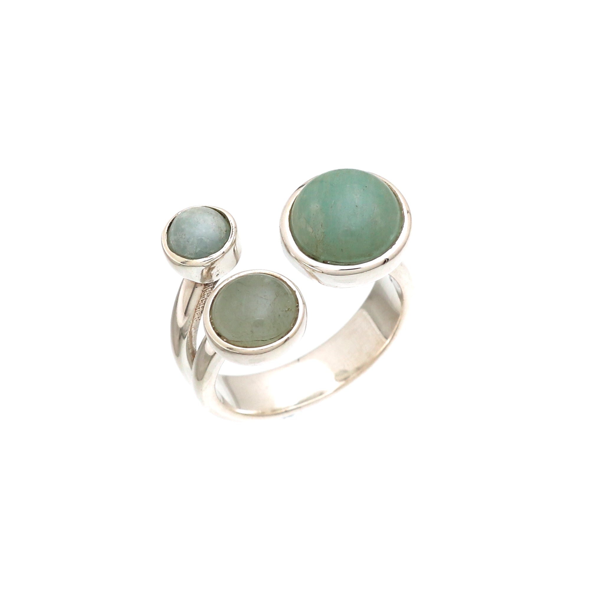 Triple Gemstone Ring