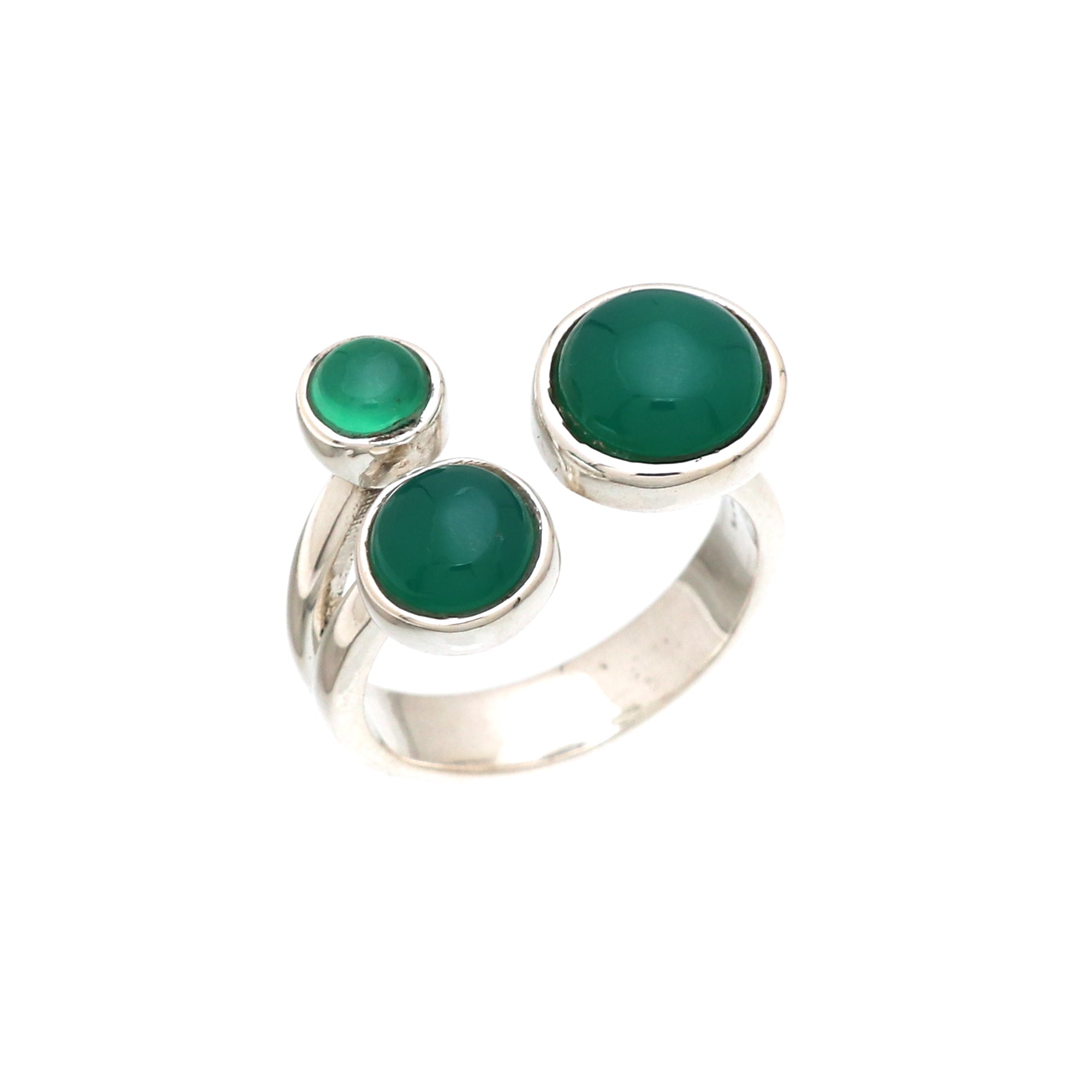 Triple Gemstone Ring