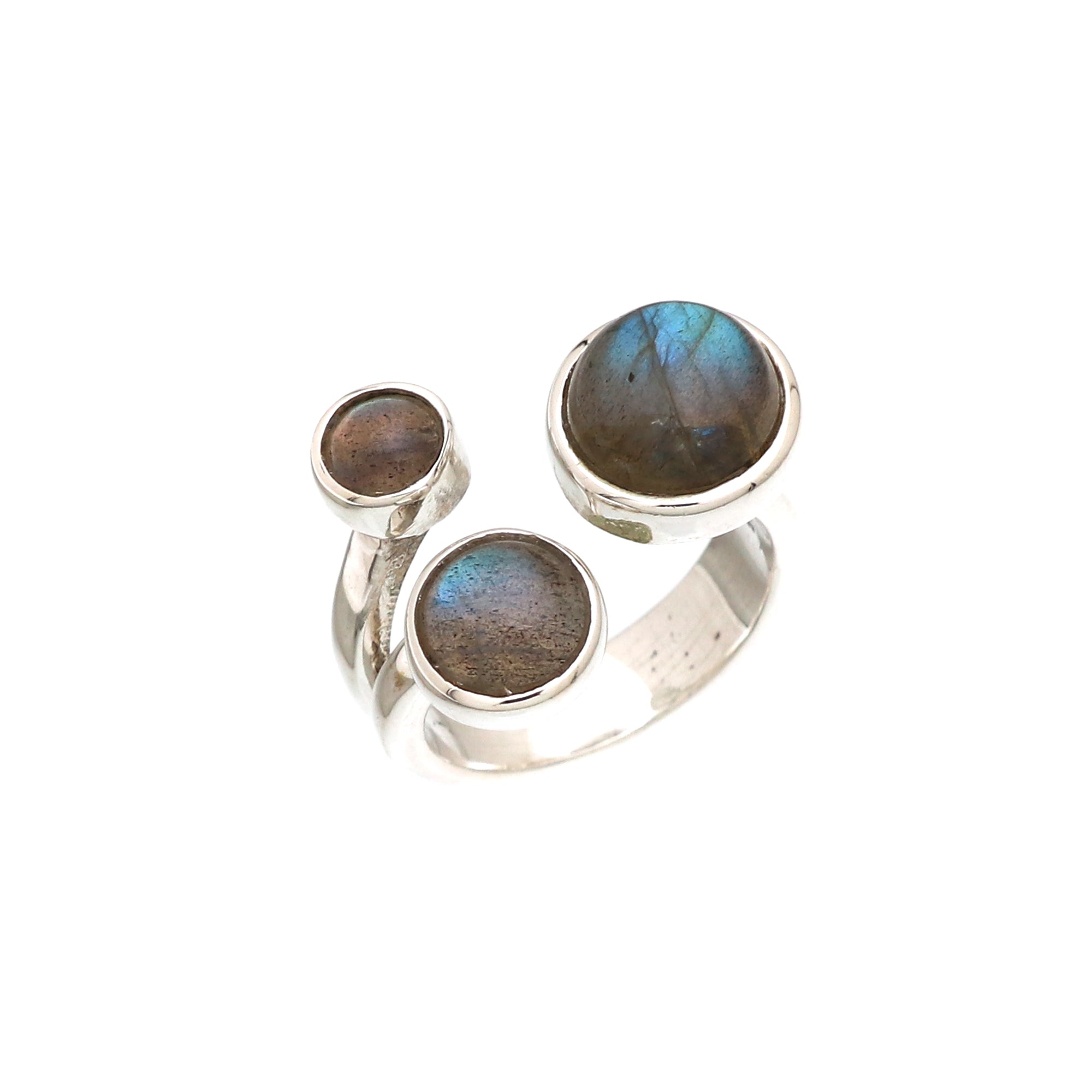 Triple Gemstone Ring