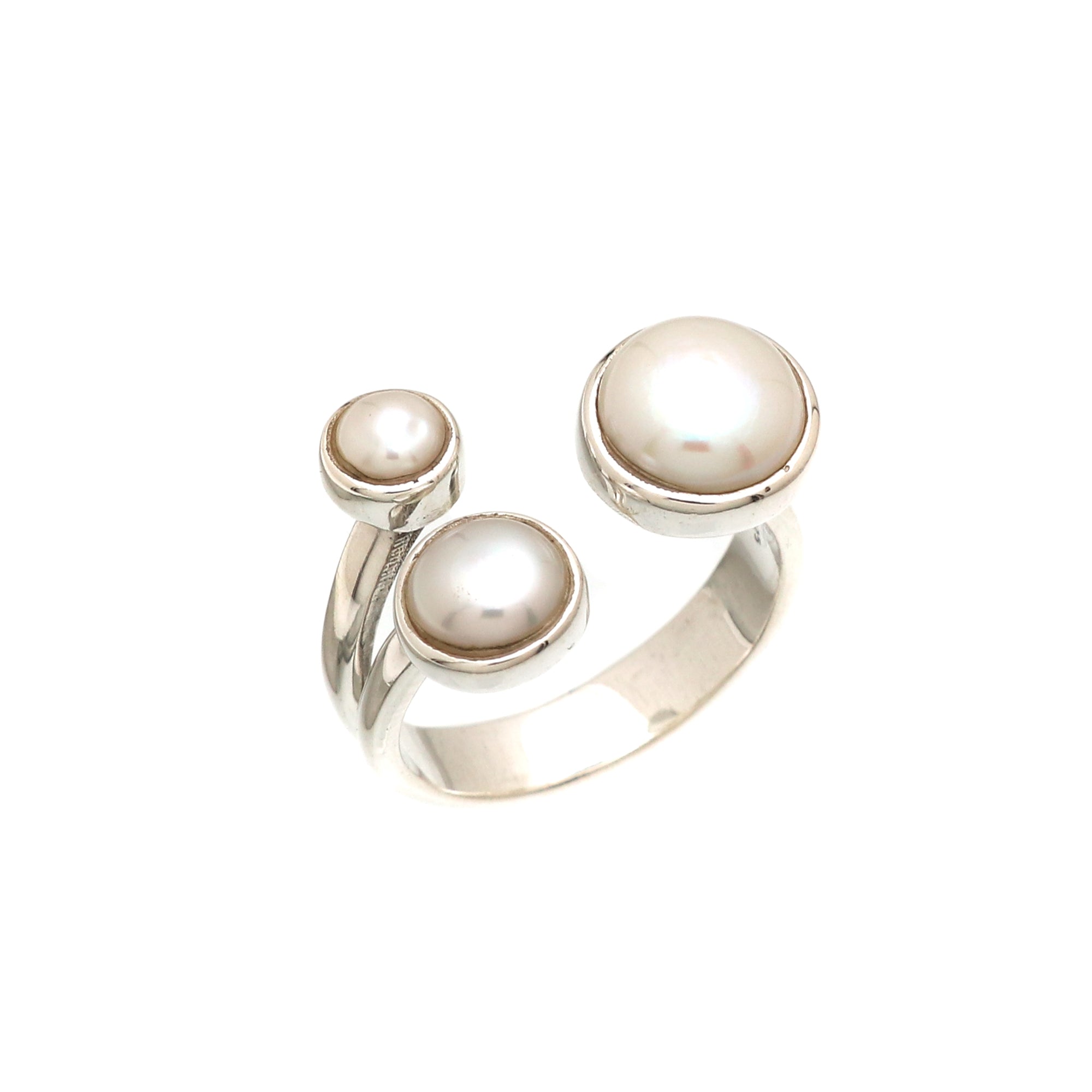 Triple Gemstone Ring
