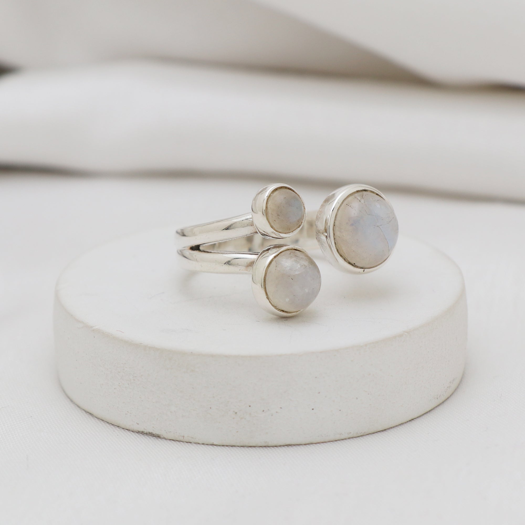 Triple Gemstone Ring