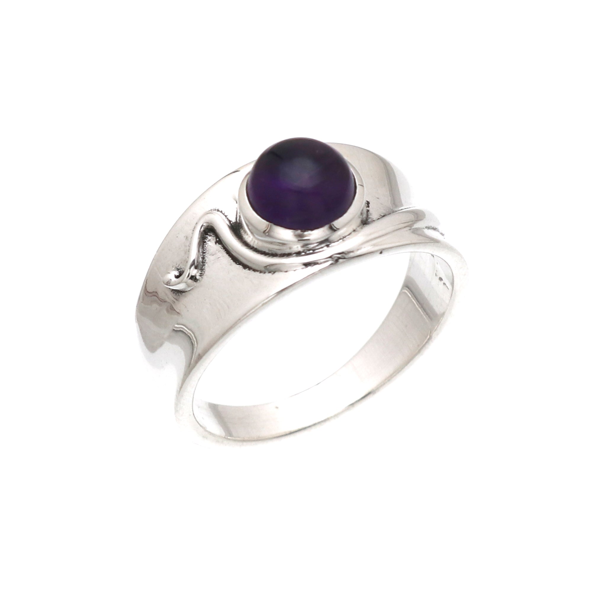 Classic Round Stone Ring