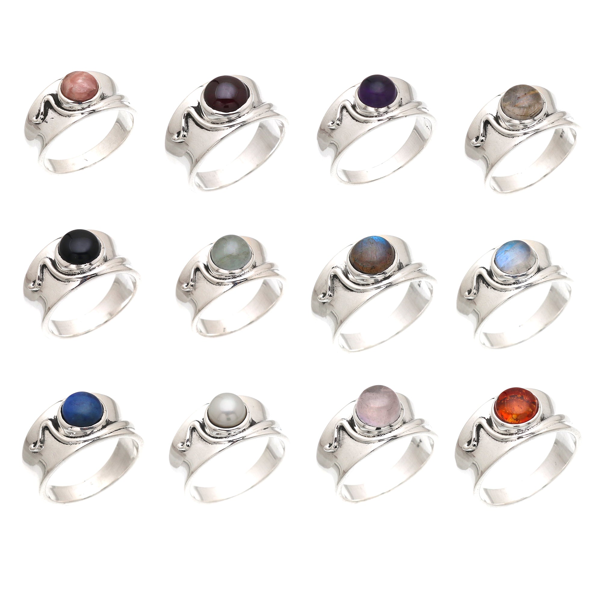 Classic Round Stone Ring
