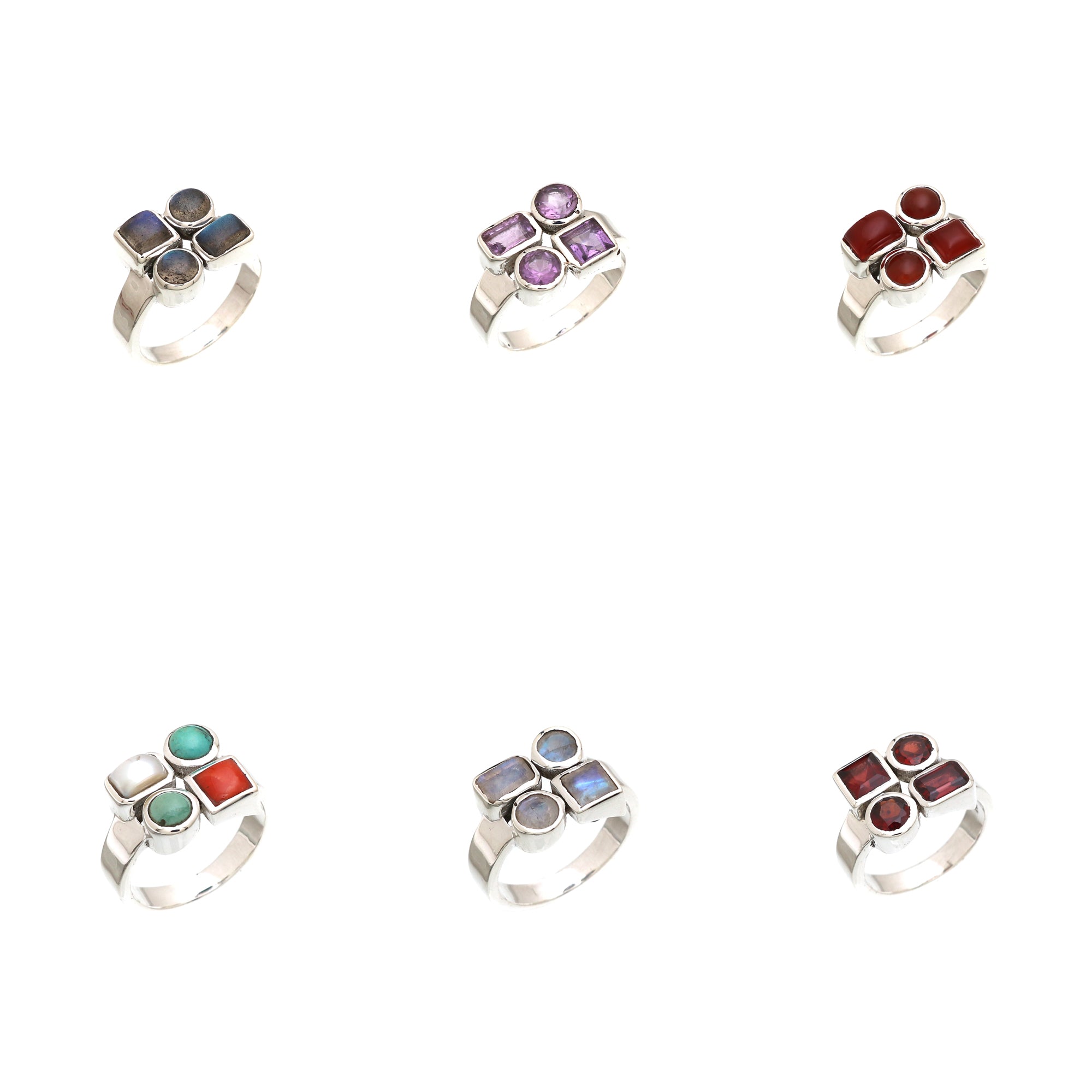 4 Gemstone Ring