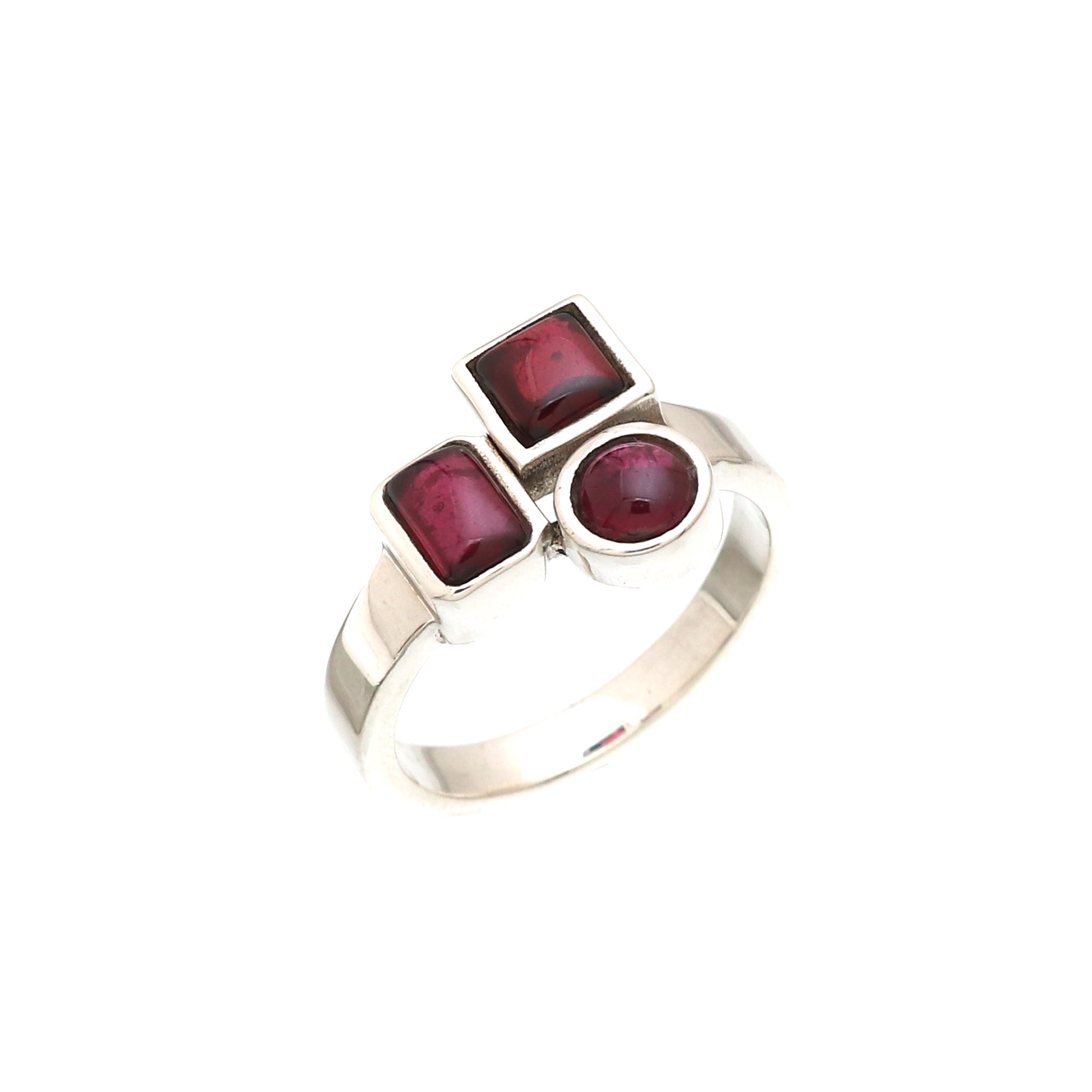 Triple Gemstone Ring