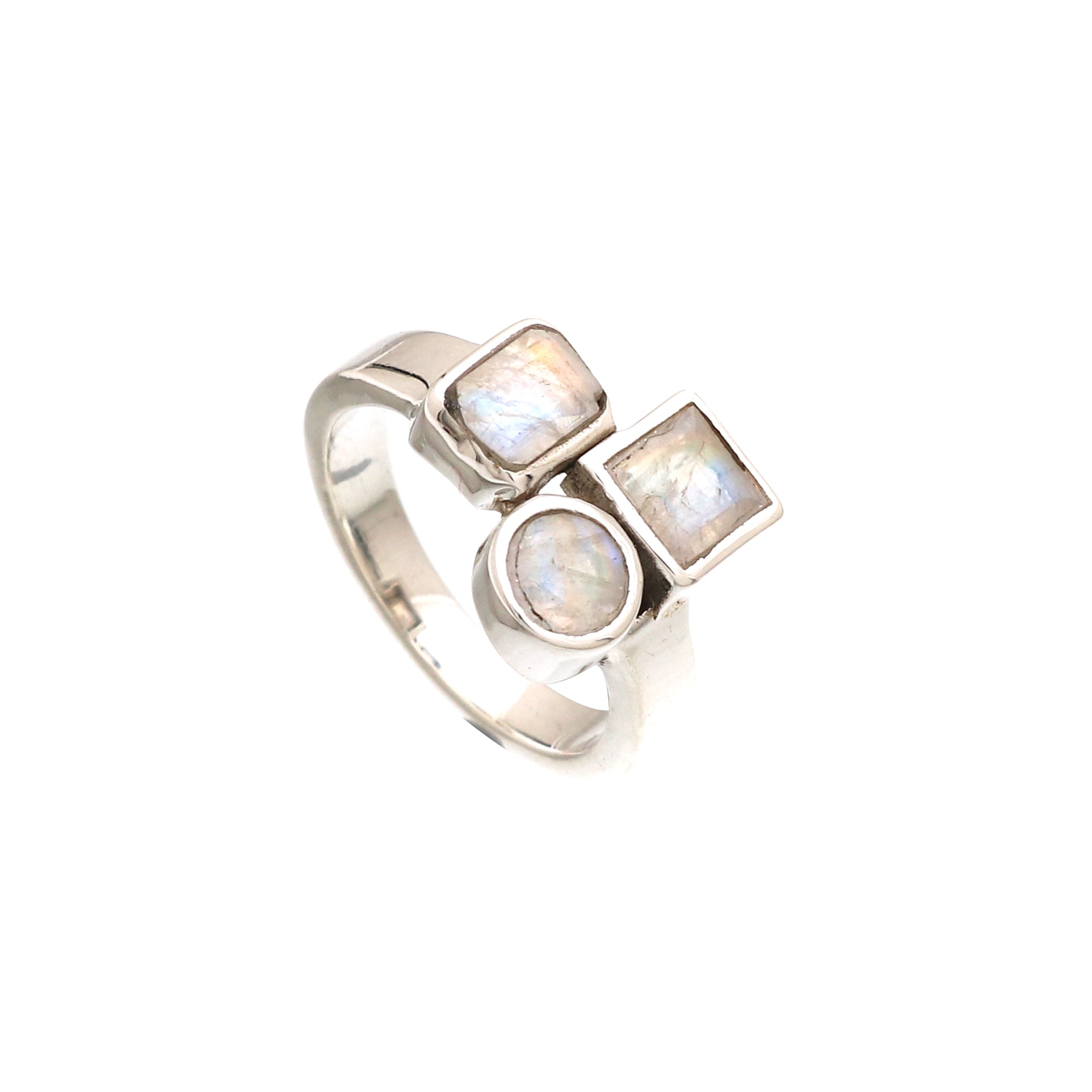 Triple Gemstone Ring