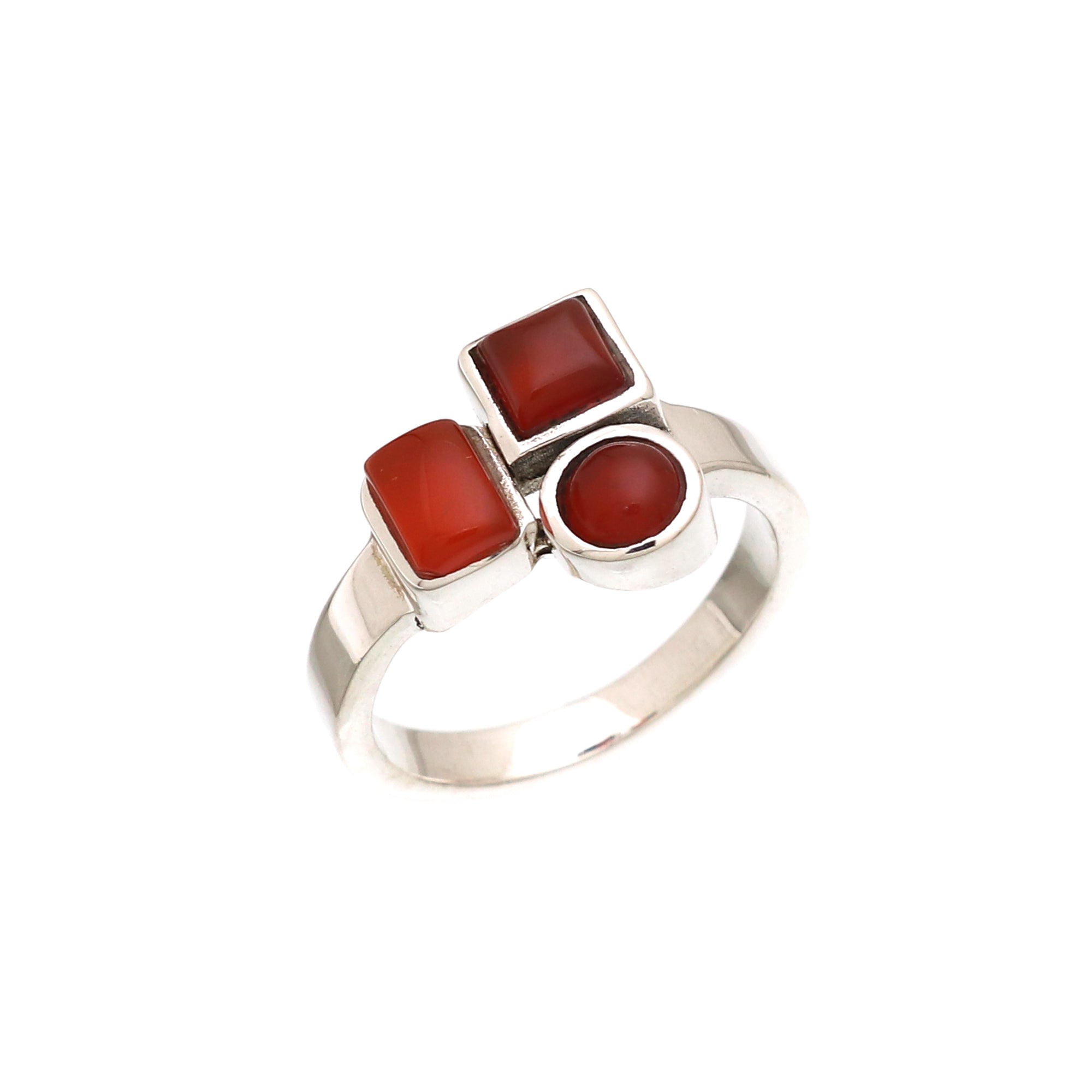 Triple Gemstone Ring