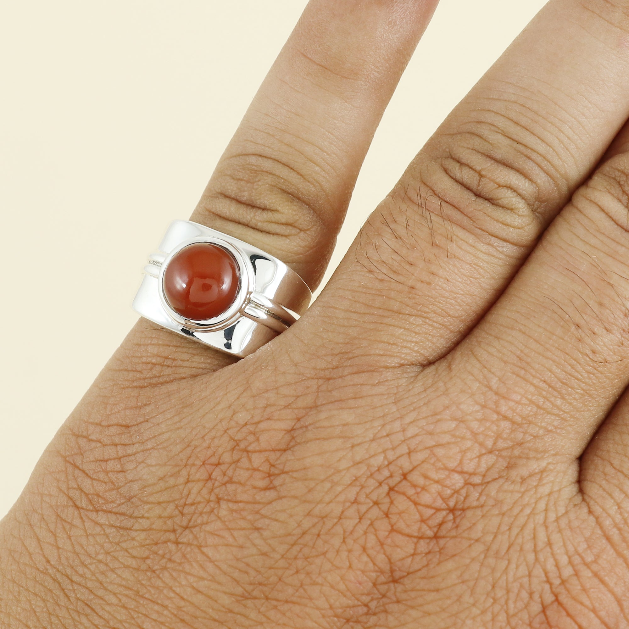 Natural Sterling Silver 925 Ring
