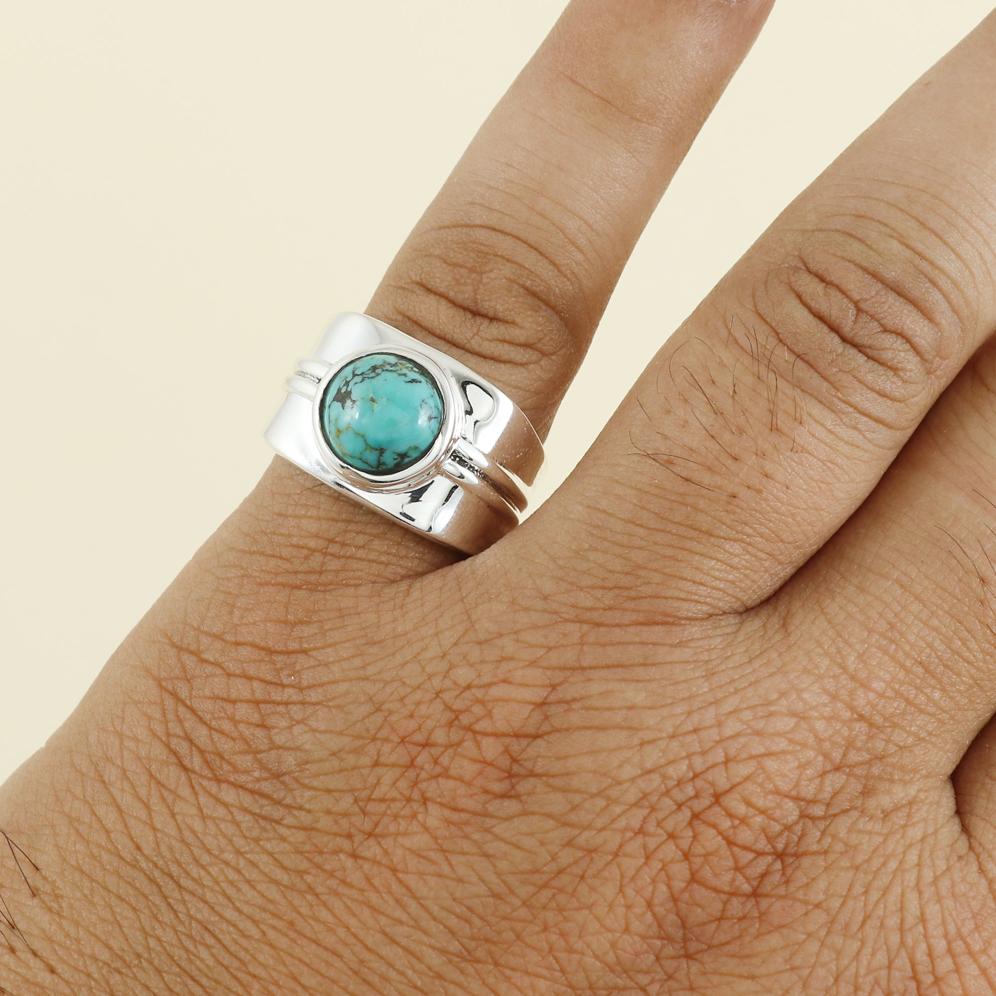 Natural Sterling Silver 925 Ring