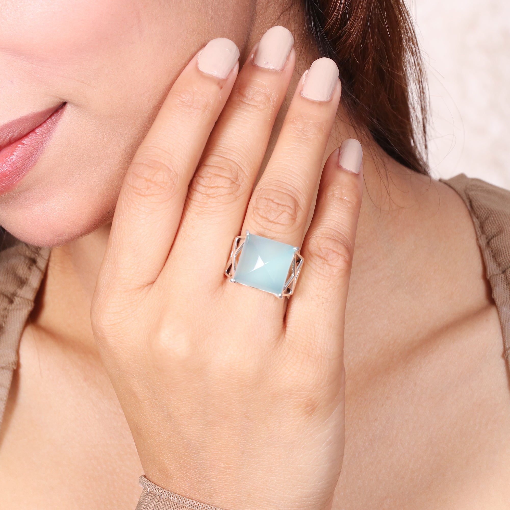 Natural Sterling Silver 925 Ring