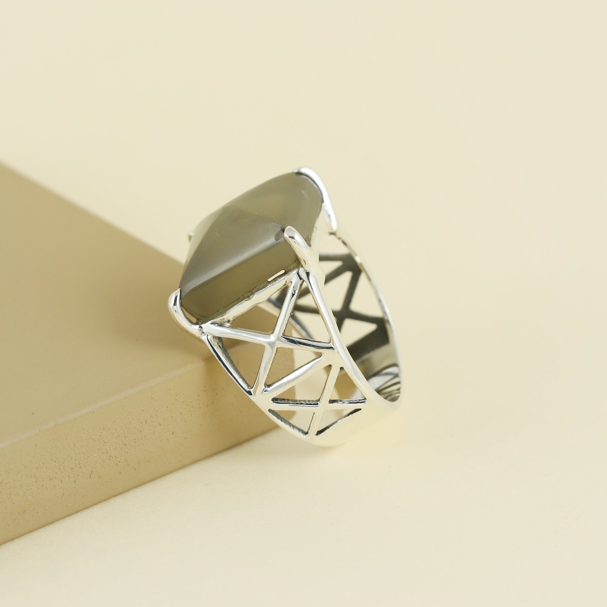 Natural Sterling Silver 925 Ring