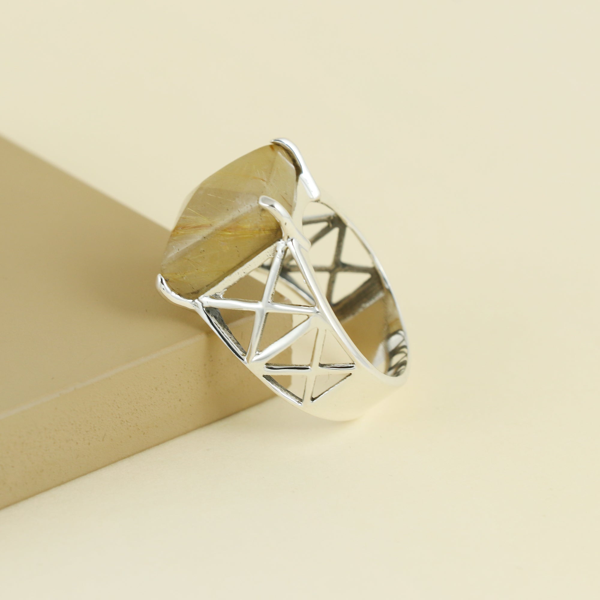 Natural Sterling Silver 925 Ring