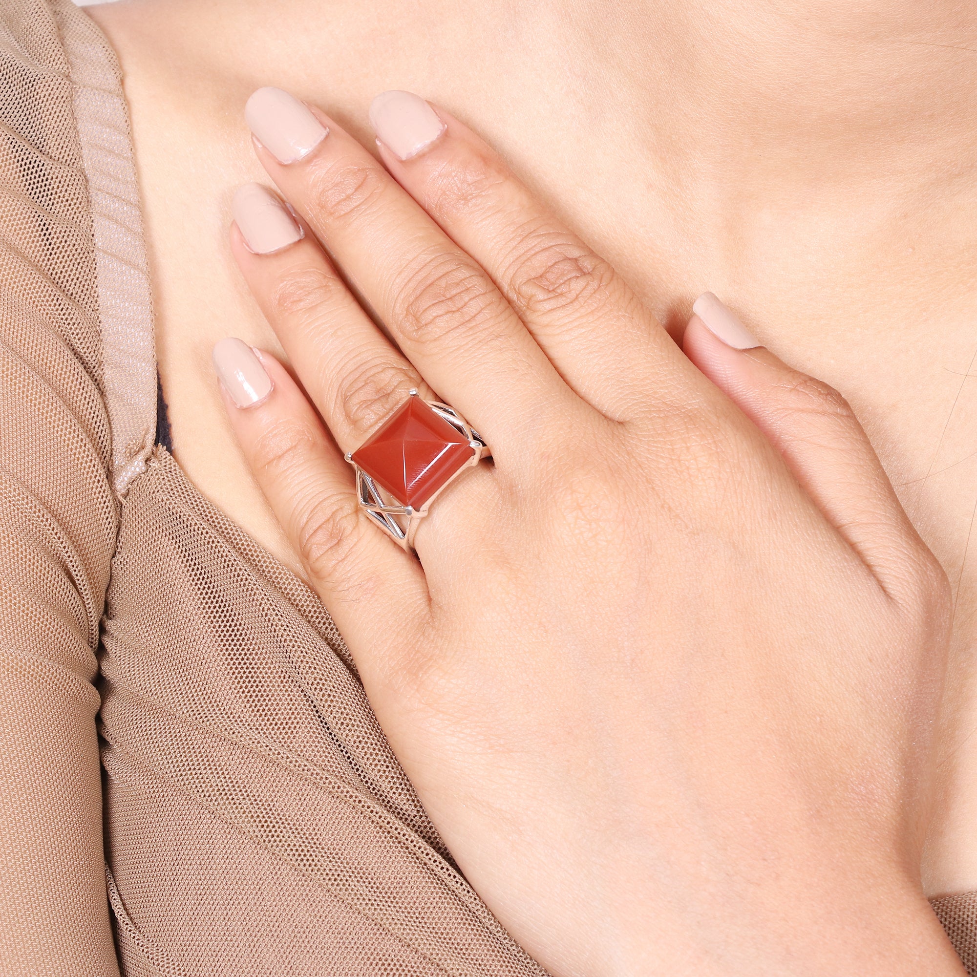 Natural Sterling Silver 925 Ring