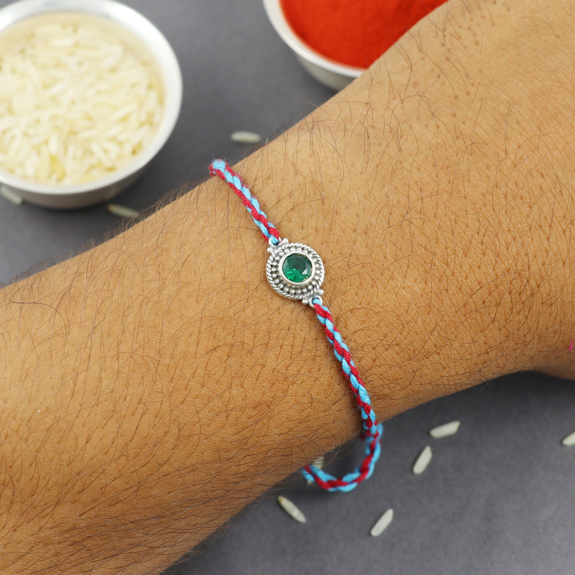 Sterling Silver Thread Rakhis &amp; Lumbas