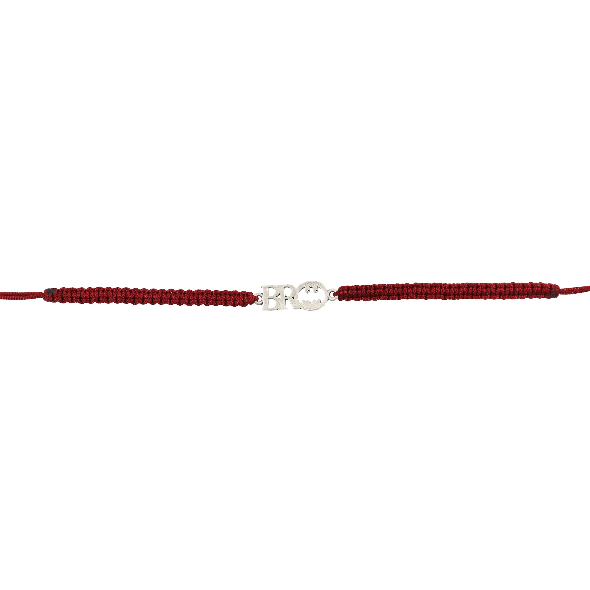 Sterling Silver Thread Batman Bro Rakhi