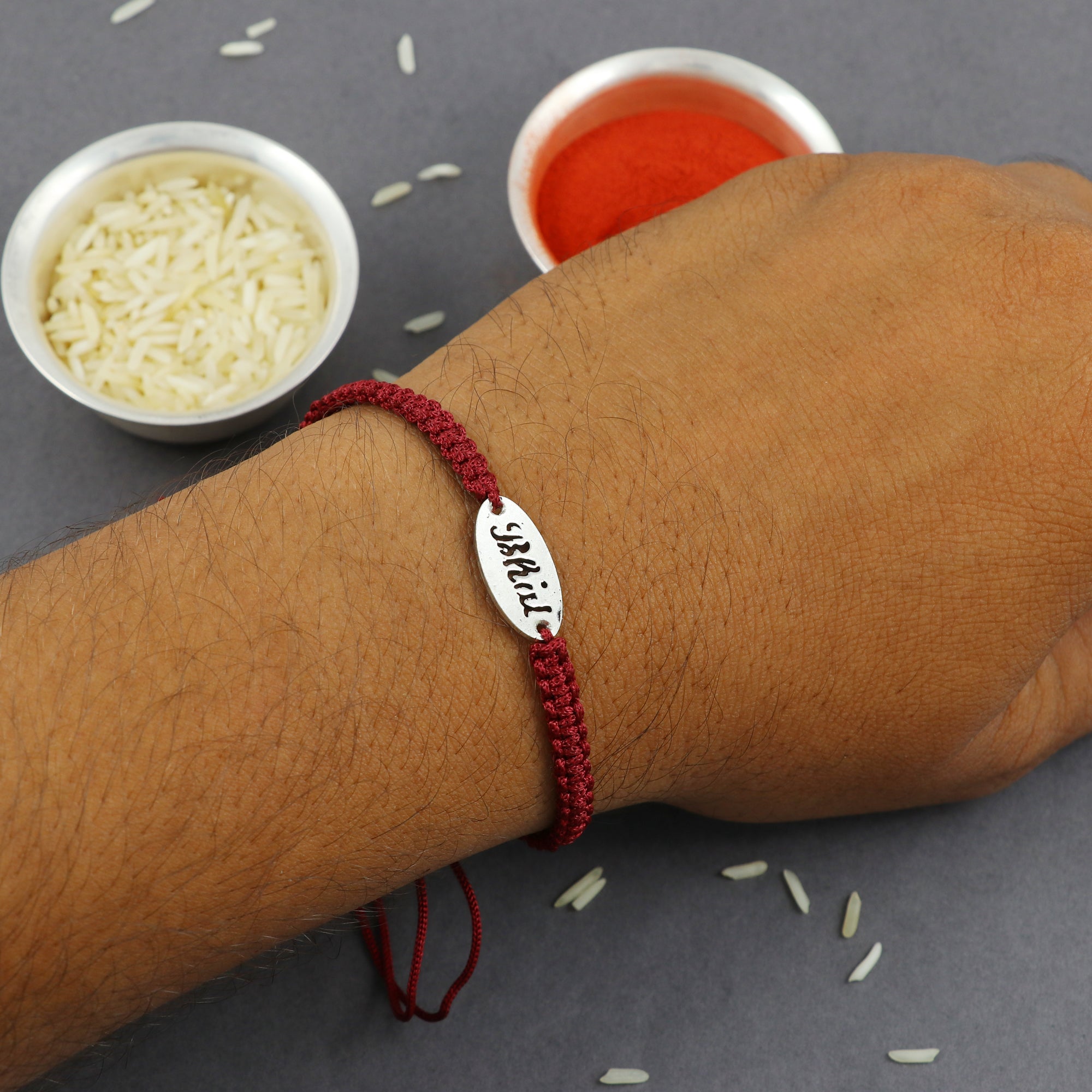 Sterling Silver Thread Bhai Rakhi