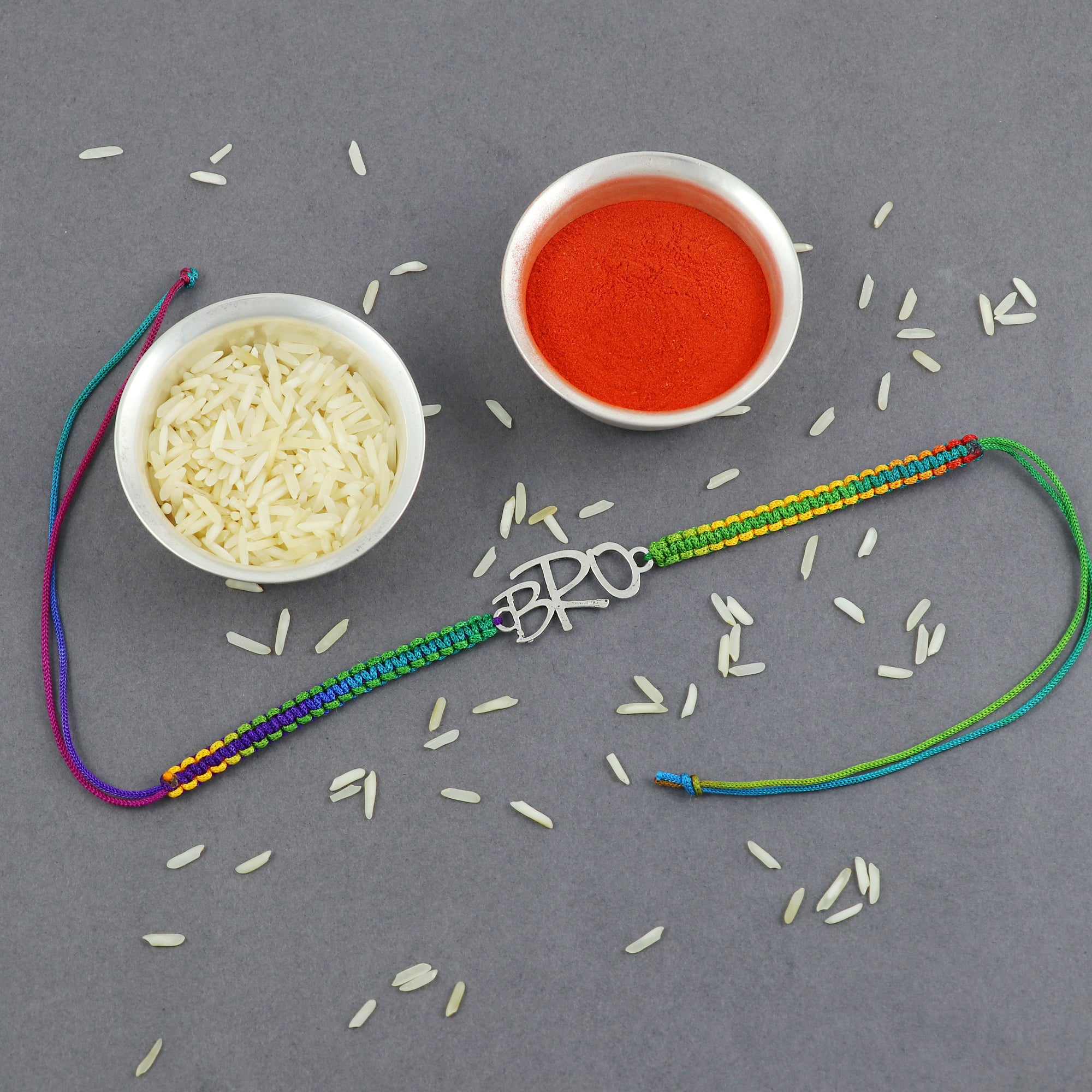 Sterling Silver Thread Bro Bracelet Rakhi