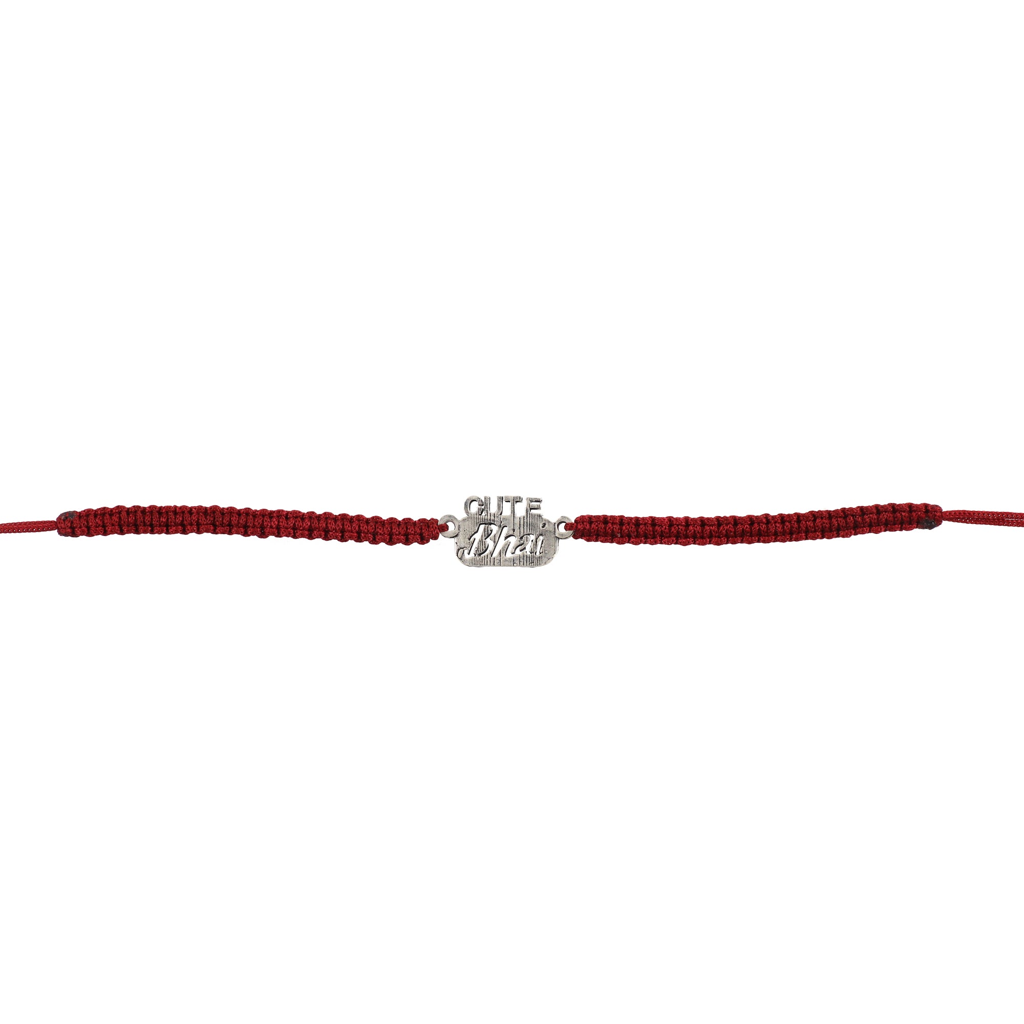 Sterling Silver Thread Cute Bhai Rakhi