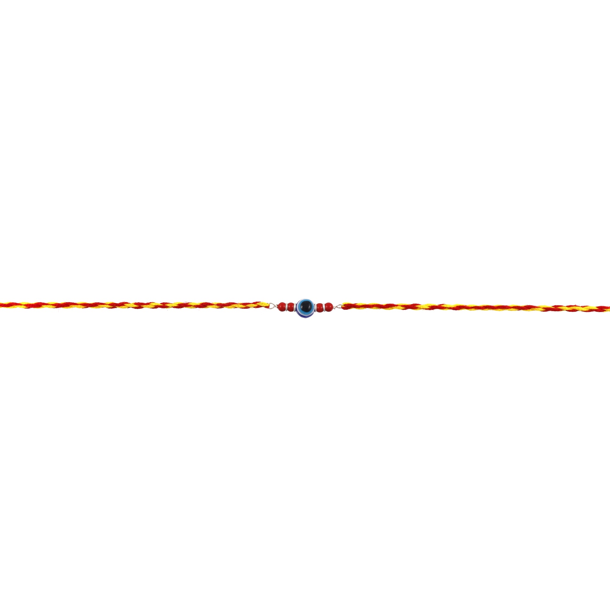 Sterling Silver Thread Evil Eye Bracelet Rakhi
