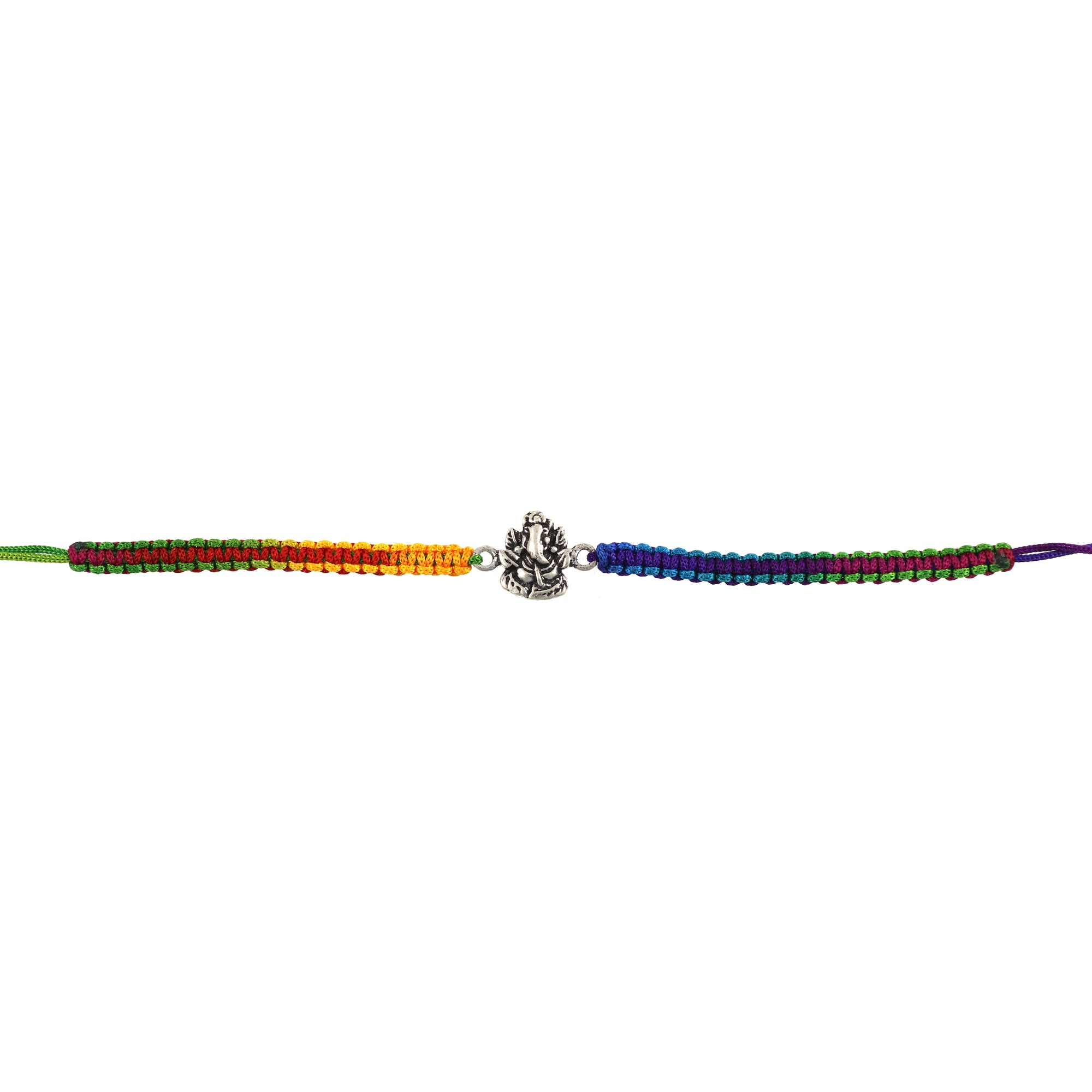 Sterling Silver Thread Ganesh Rakhi