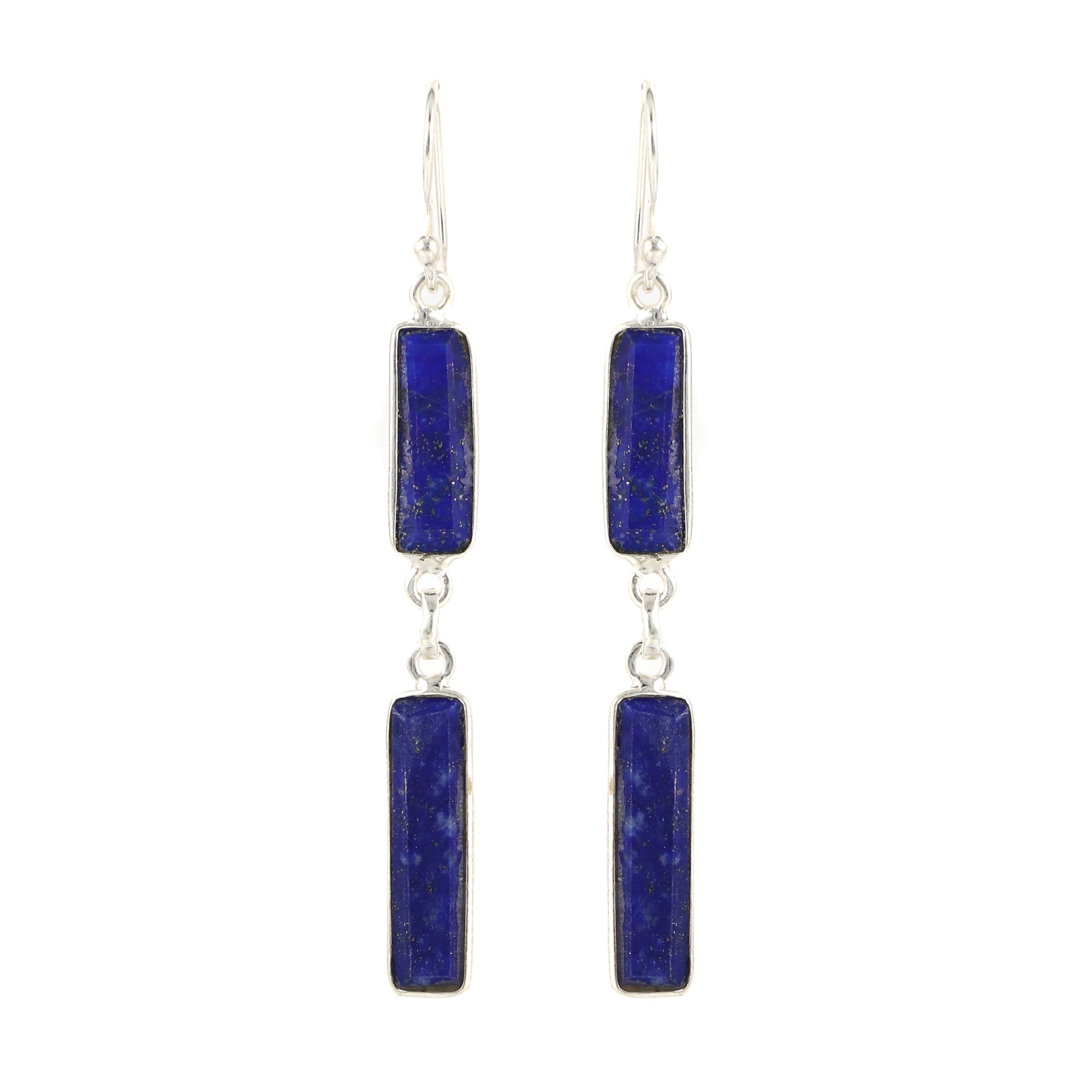 Lapis Lazuli Necklace Earring Bracelet Set