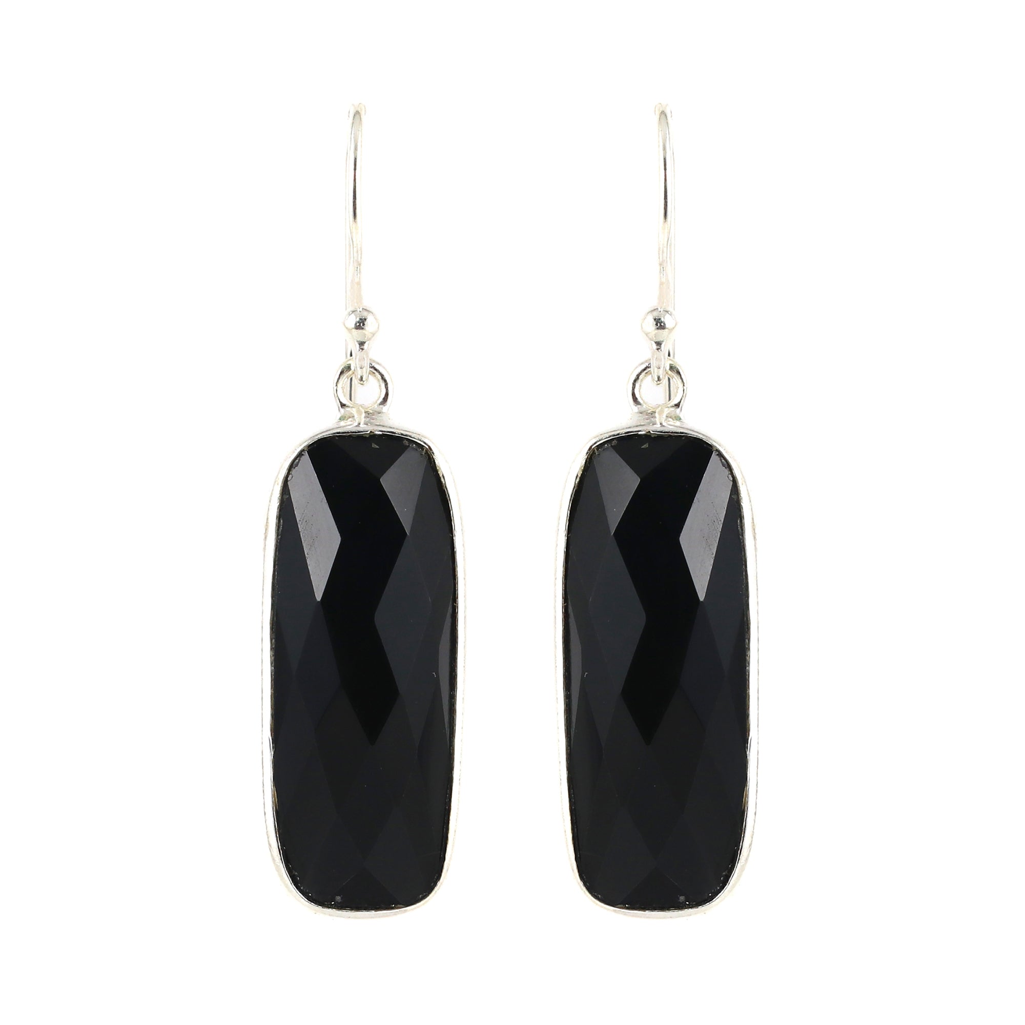 Black Onyx Necklace Earring Bracelet Set