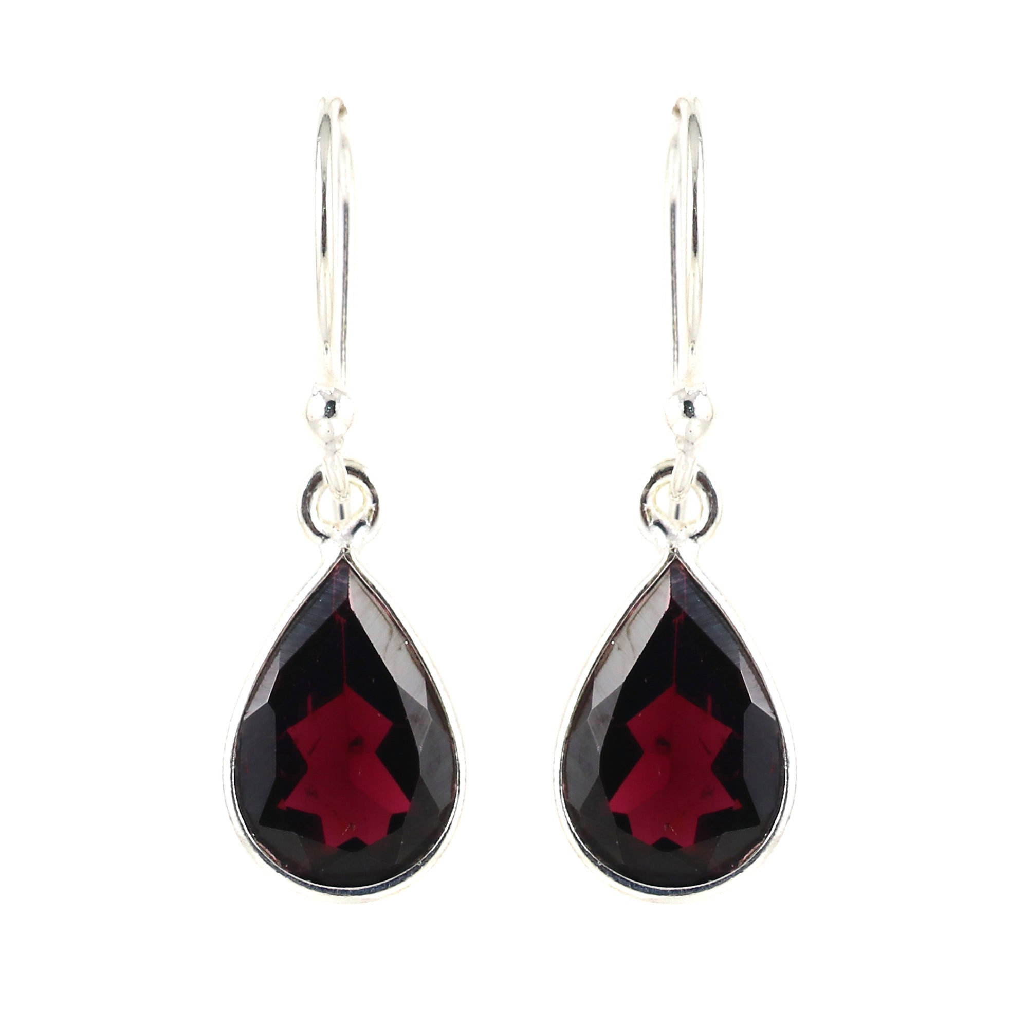Garnet Necklace Earring Bracelet Set