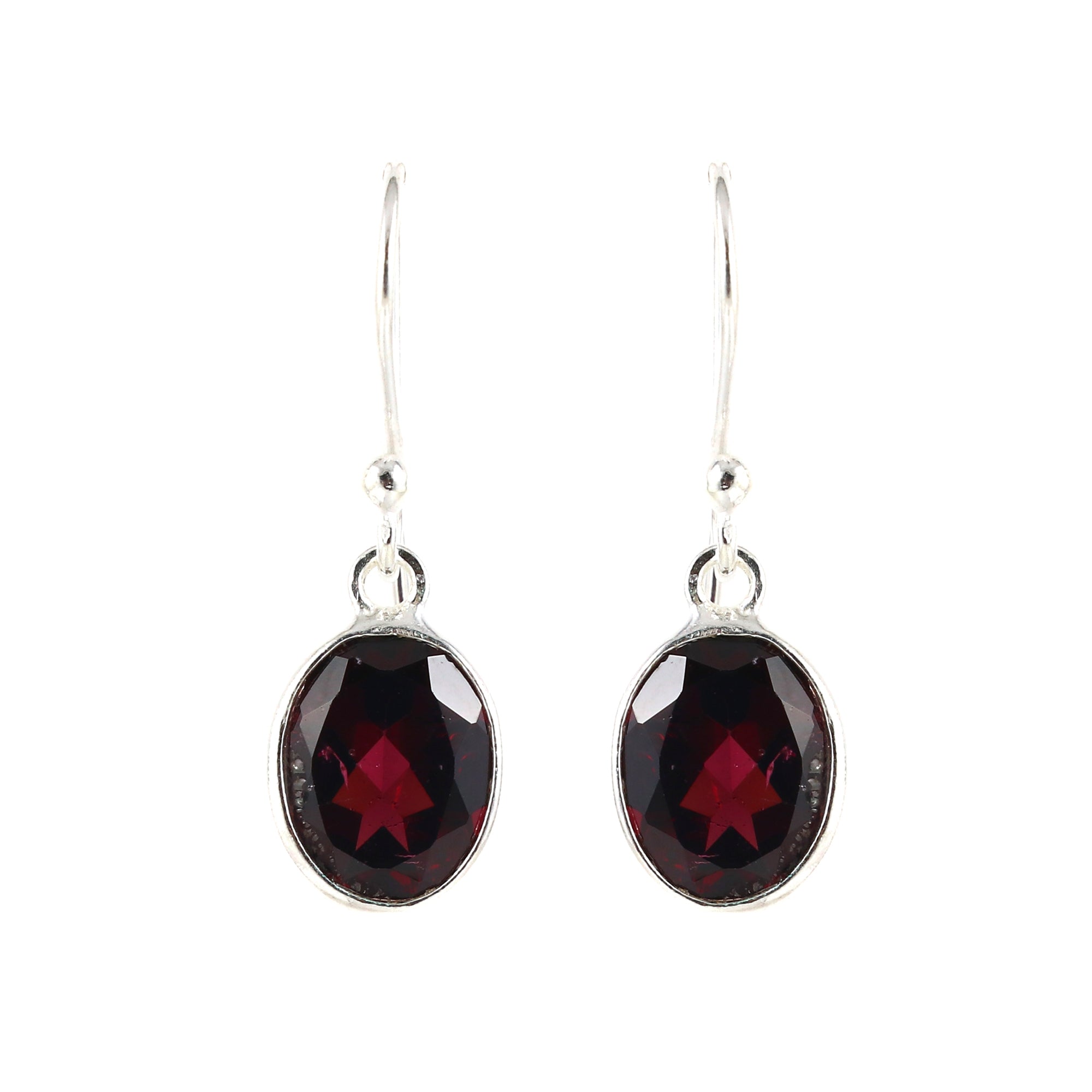 Garnet Necklace Earring Bracelet Set