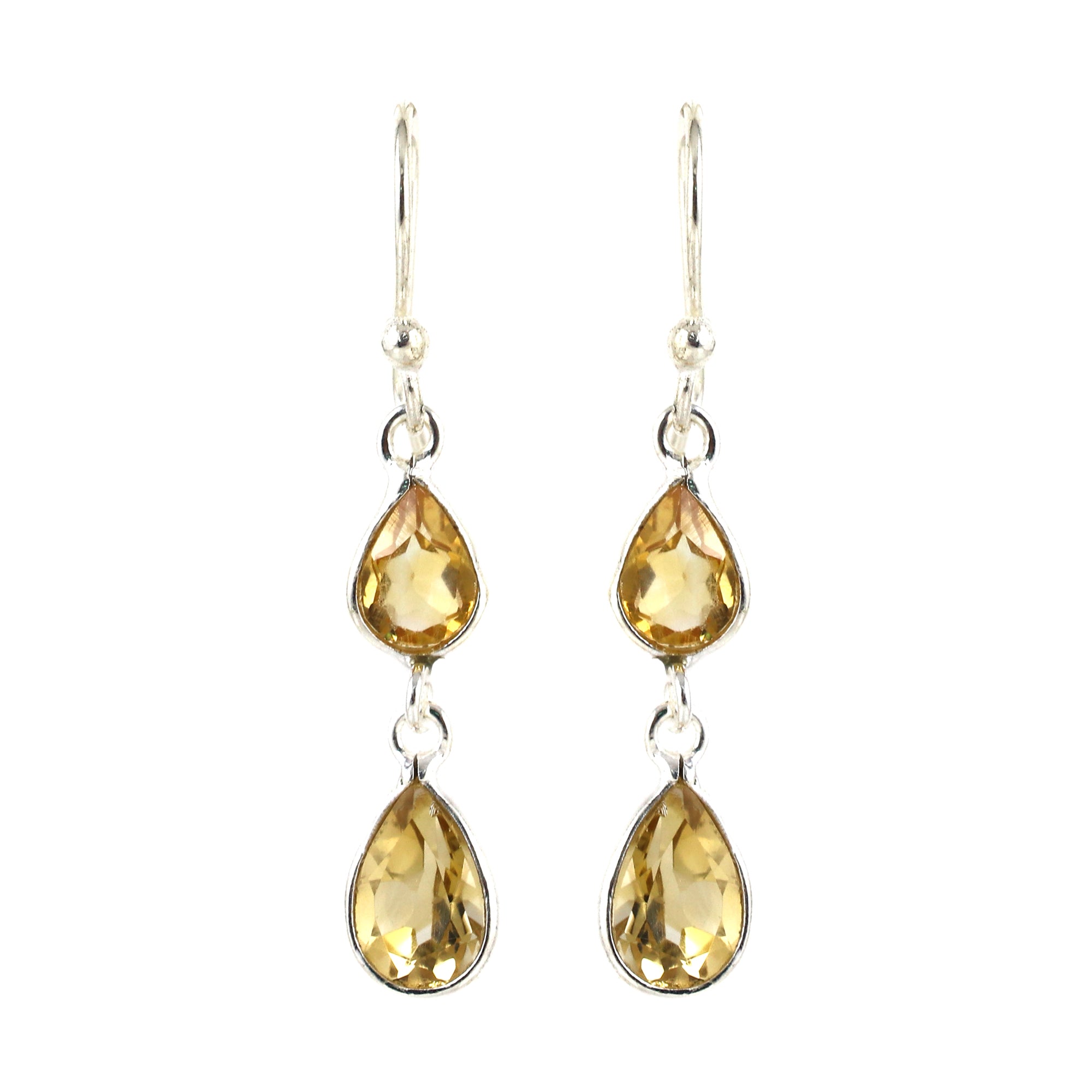 Citrine Necklace Earring Bracelet Set