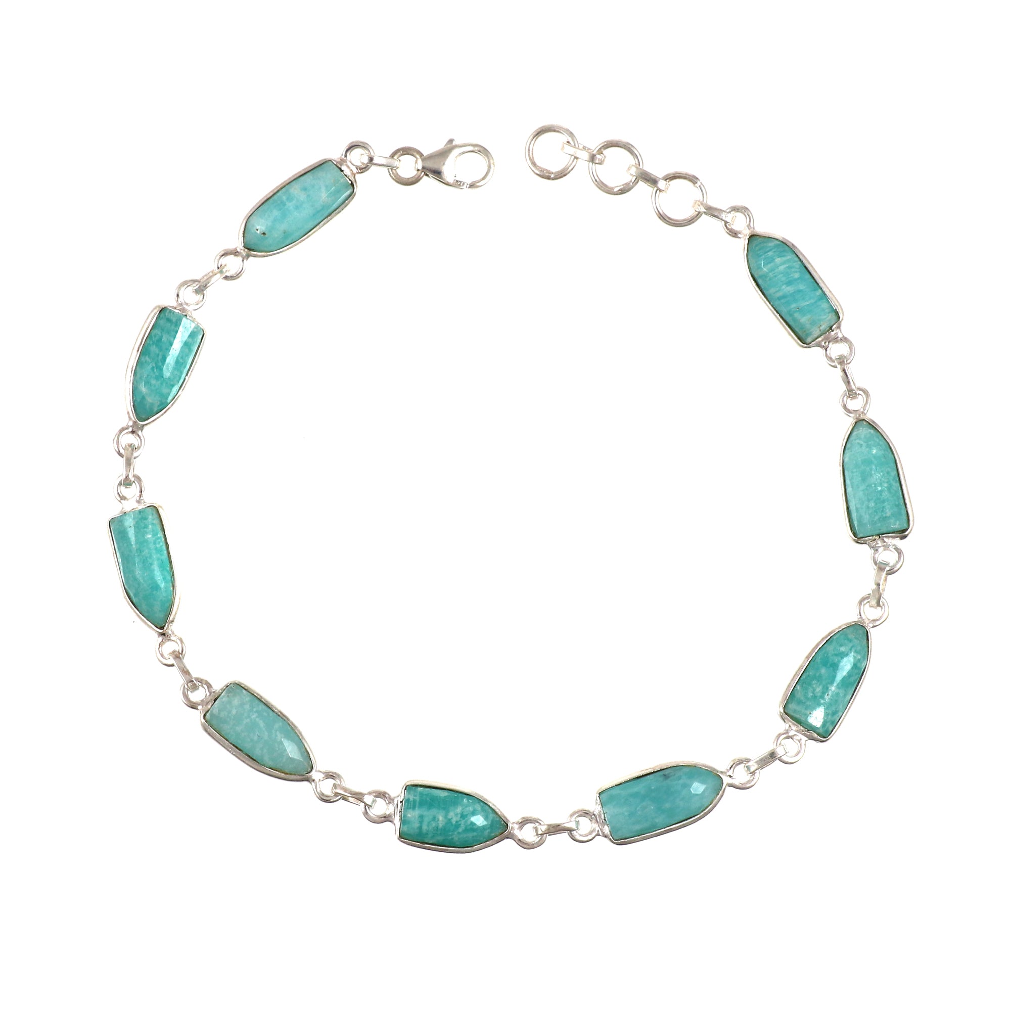 Amazonite Necklace Earring Bracelet Set