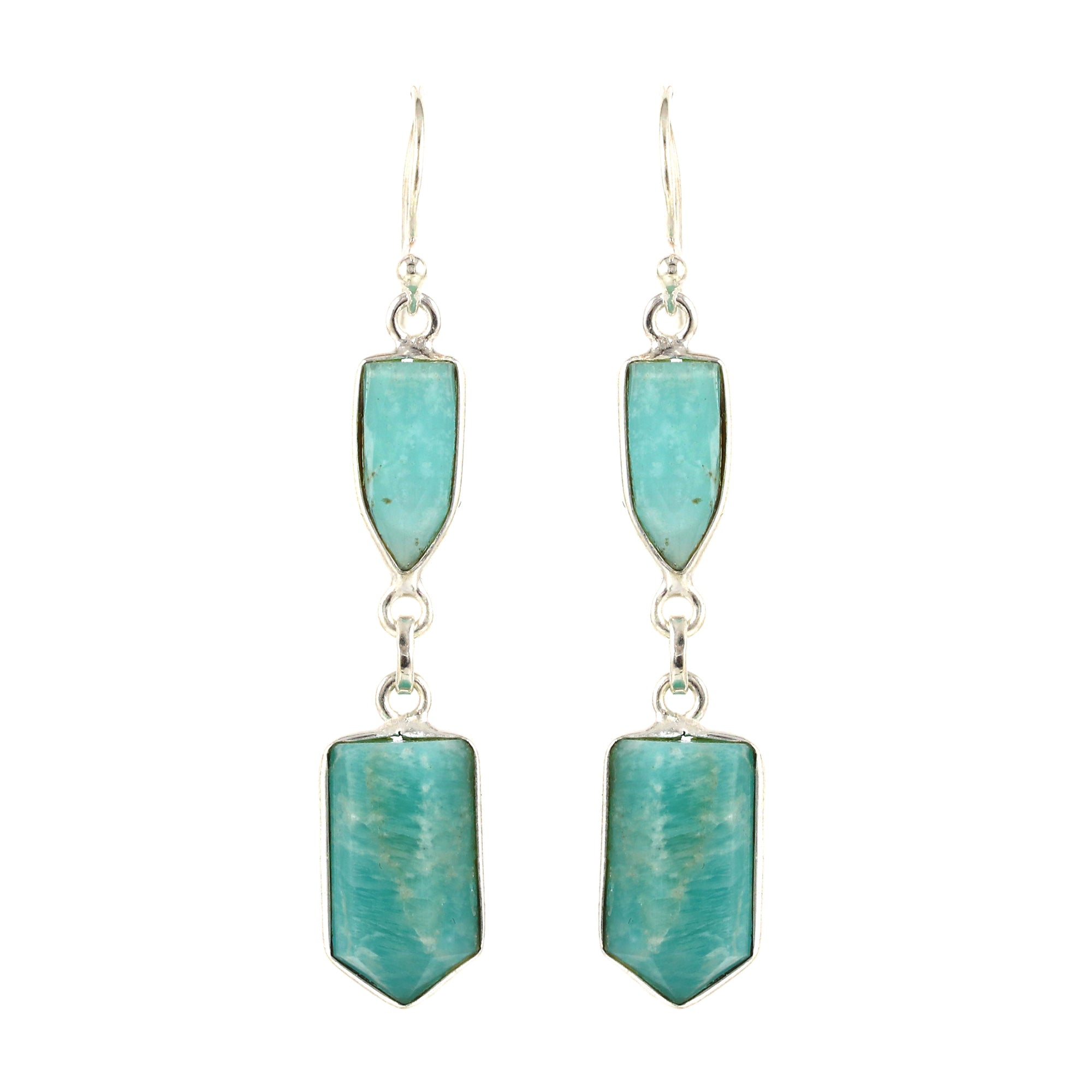 Amazonite Necklace Earring Bracelet Set