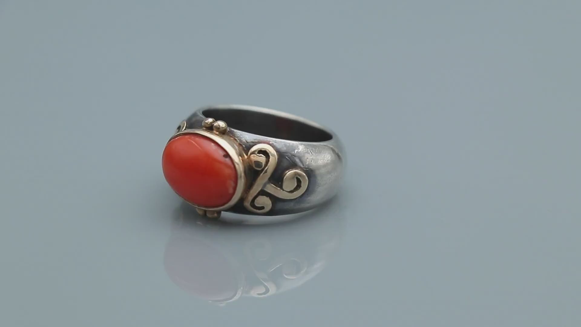 Natural Coral Ring