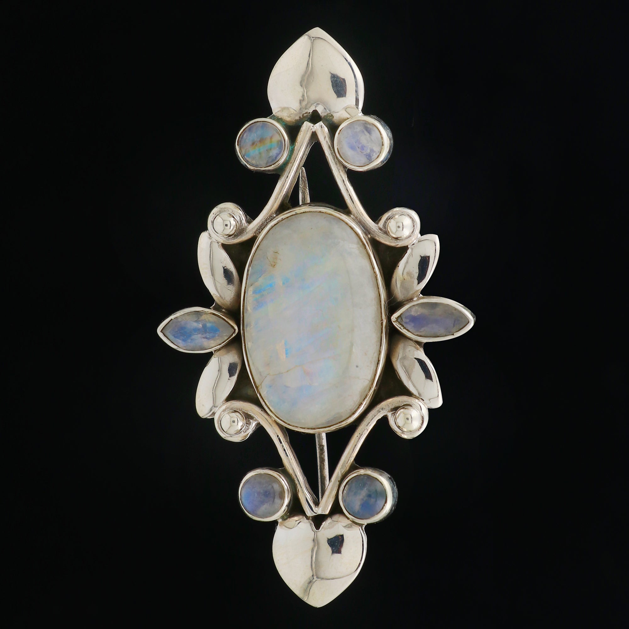 Moonstone Brooch