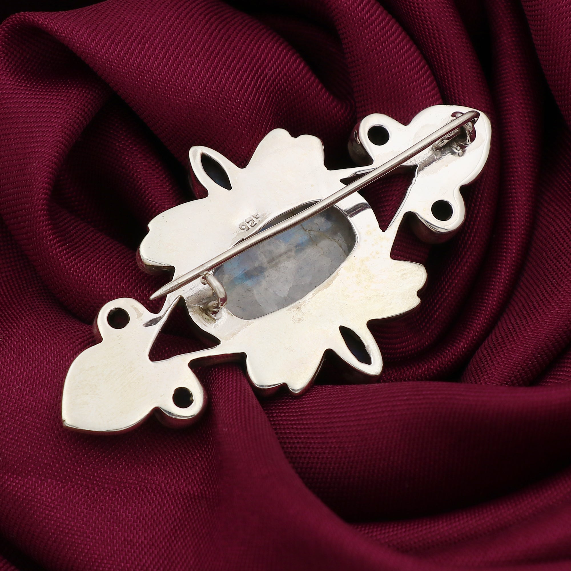 Moonstone Brooch