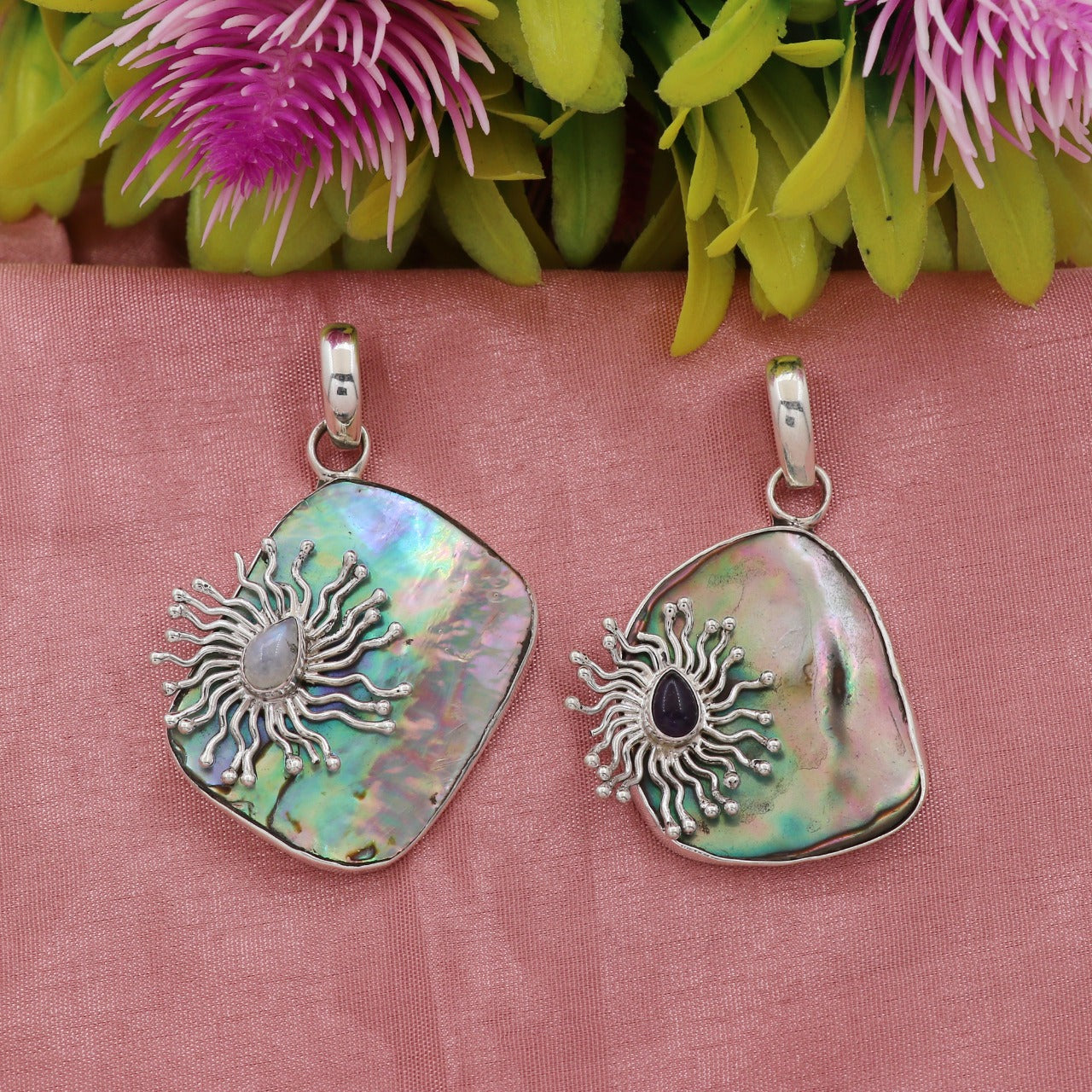 Pearly Sun Pendant